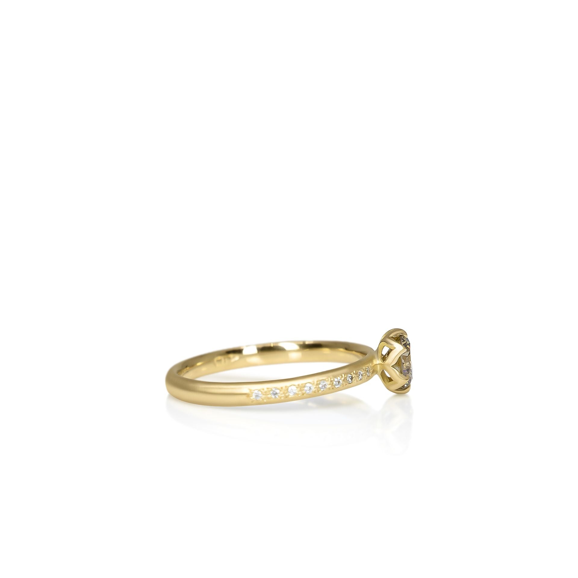Champagne Honeycomb Ring - 0.47ct