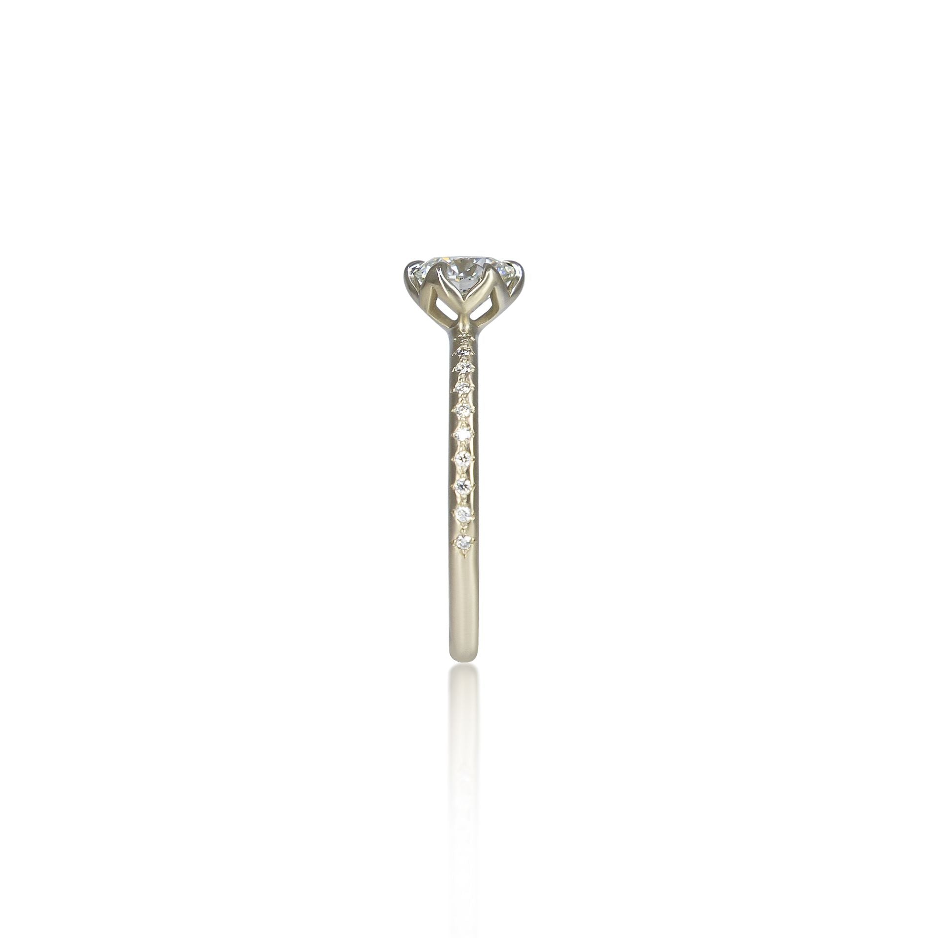 Round Honeycomb Ring - 0.77ct