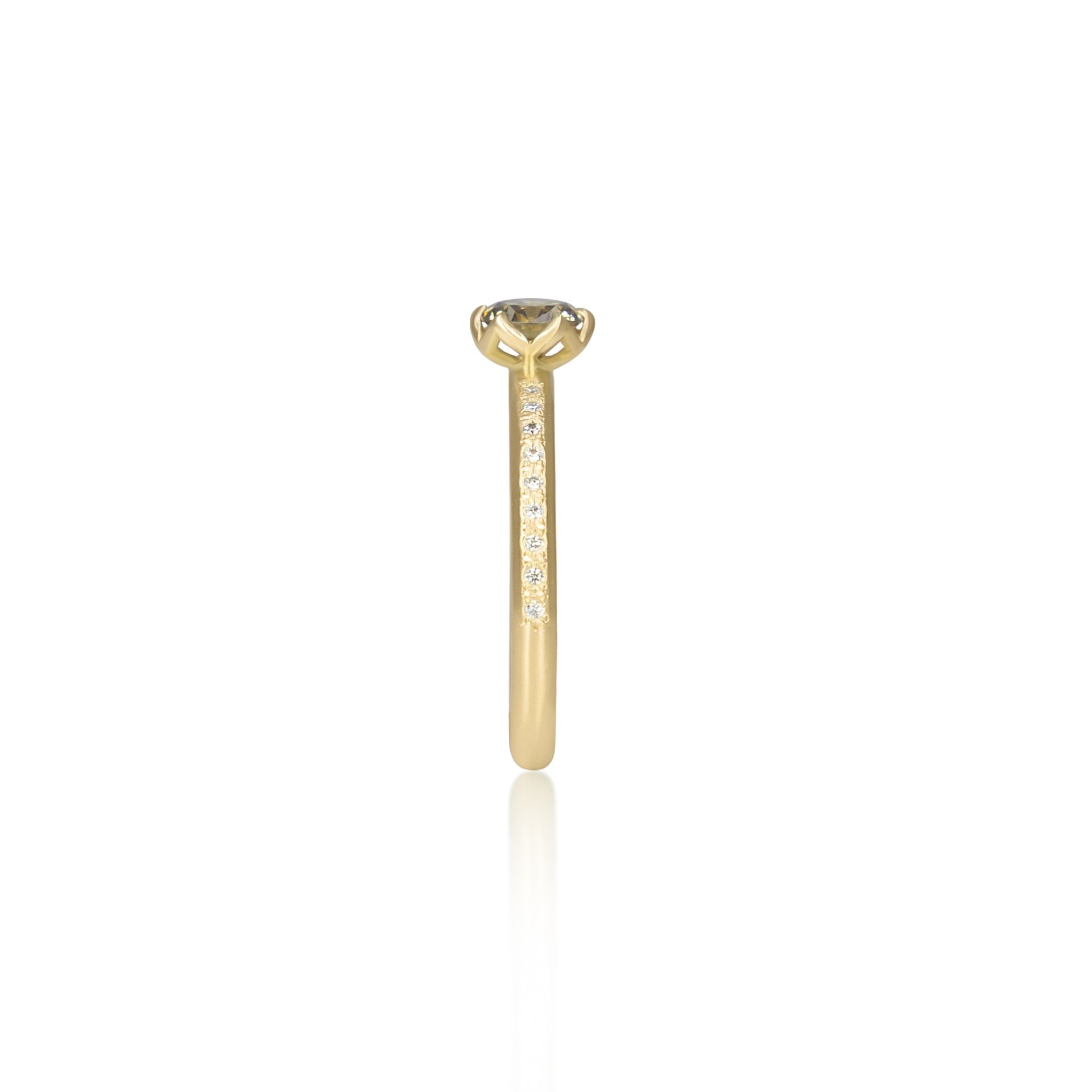 Champagne Honeycomb Ring - 0.47ct