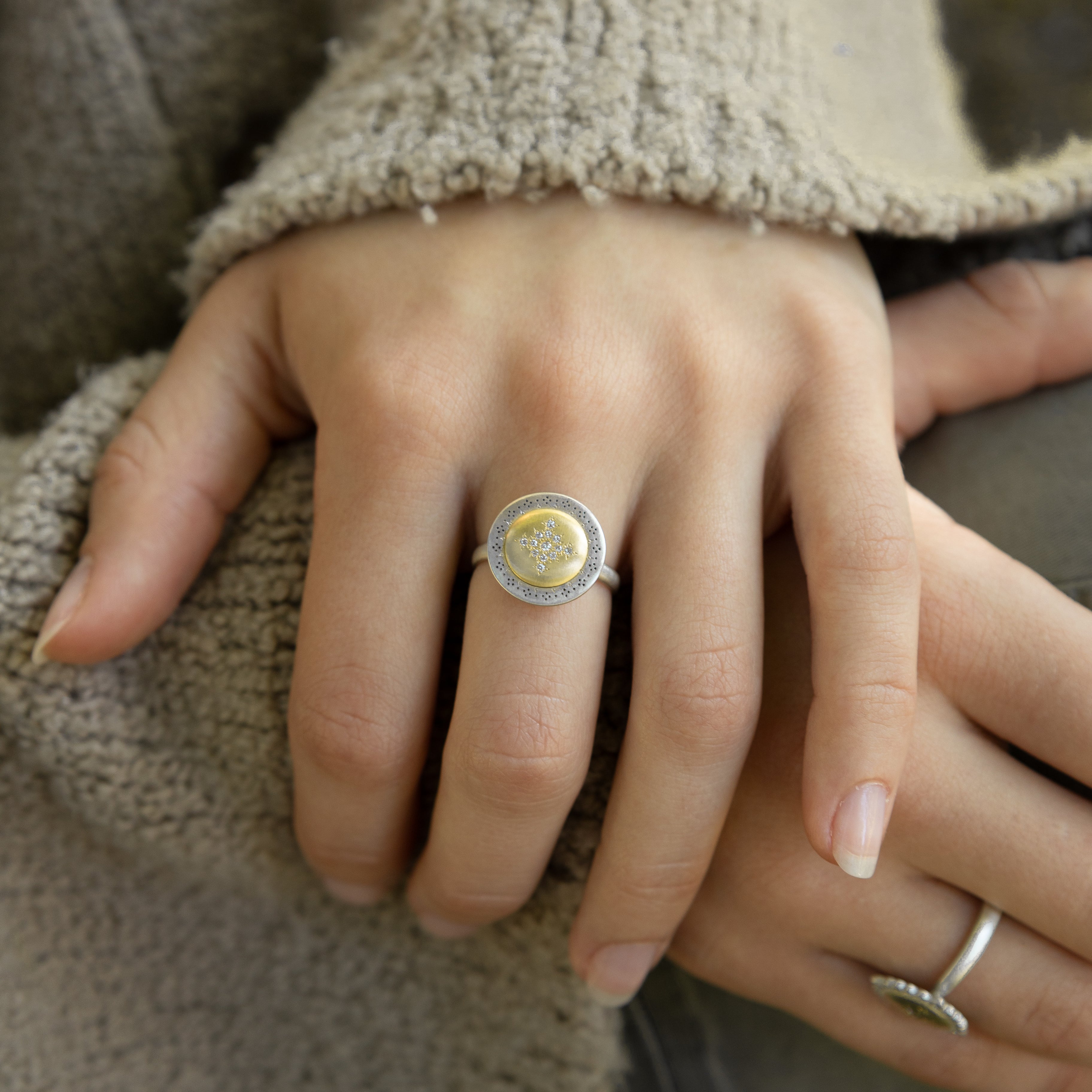 Round Seeds of Harmony Ring