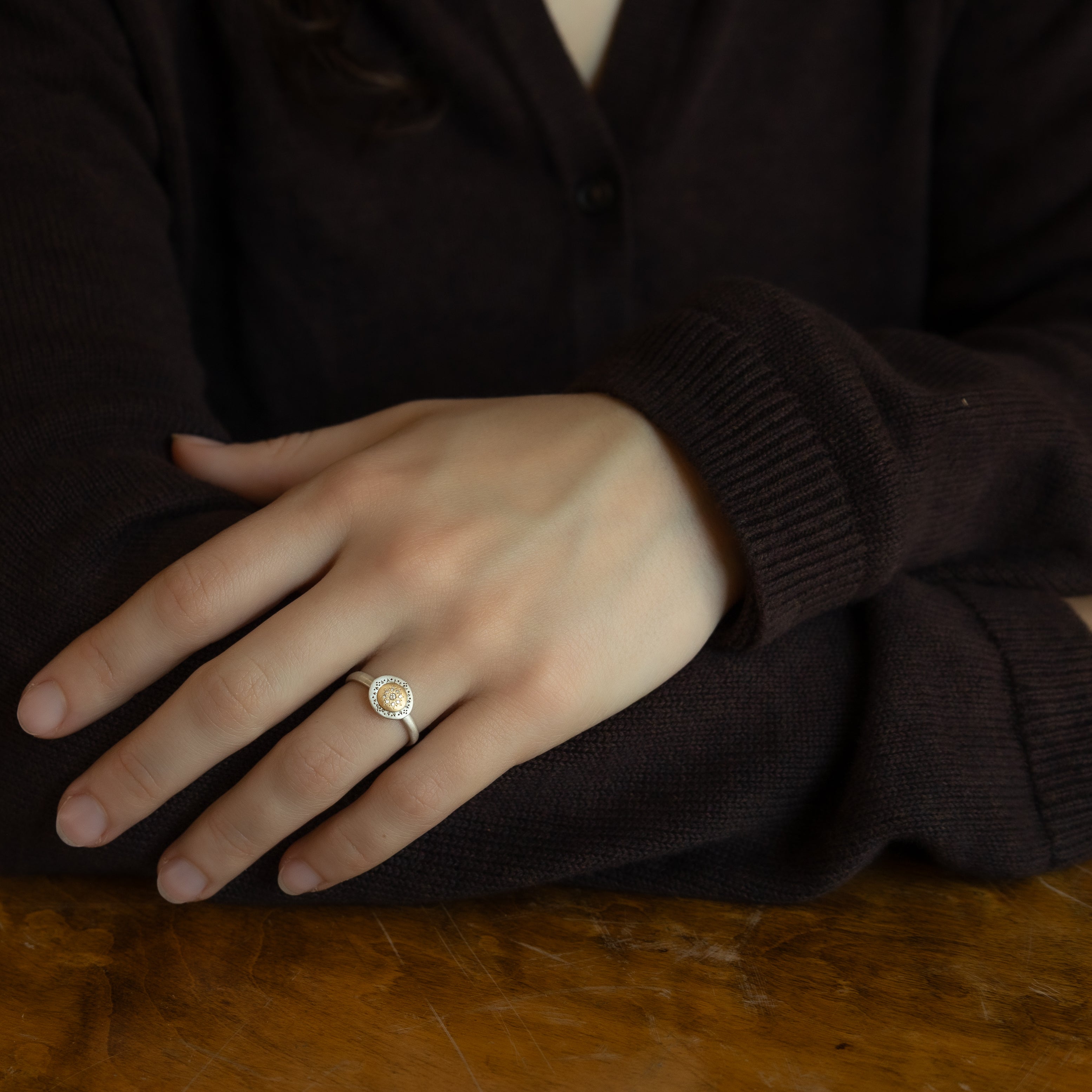 Seeds of Harmony Charm Ring