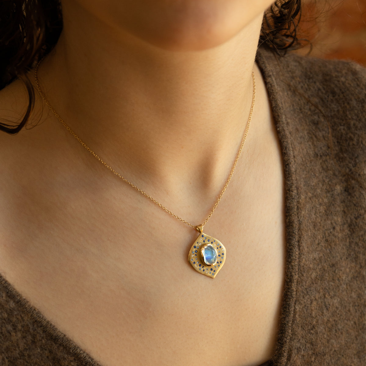 Moonstone Tidal Pool Pendant