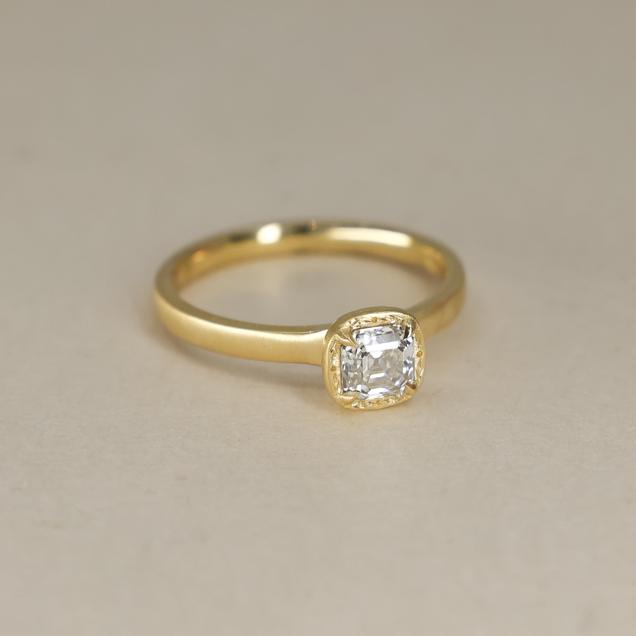 Step Cut Stackable Ring - .60ct