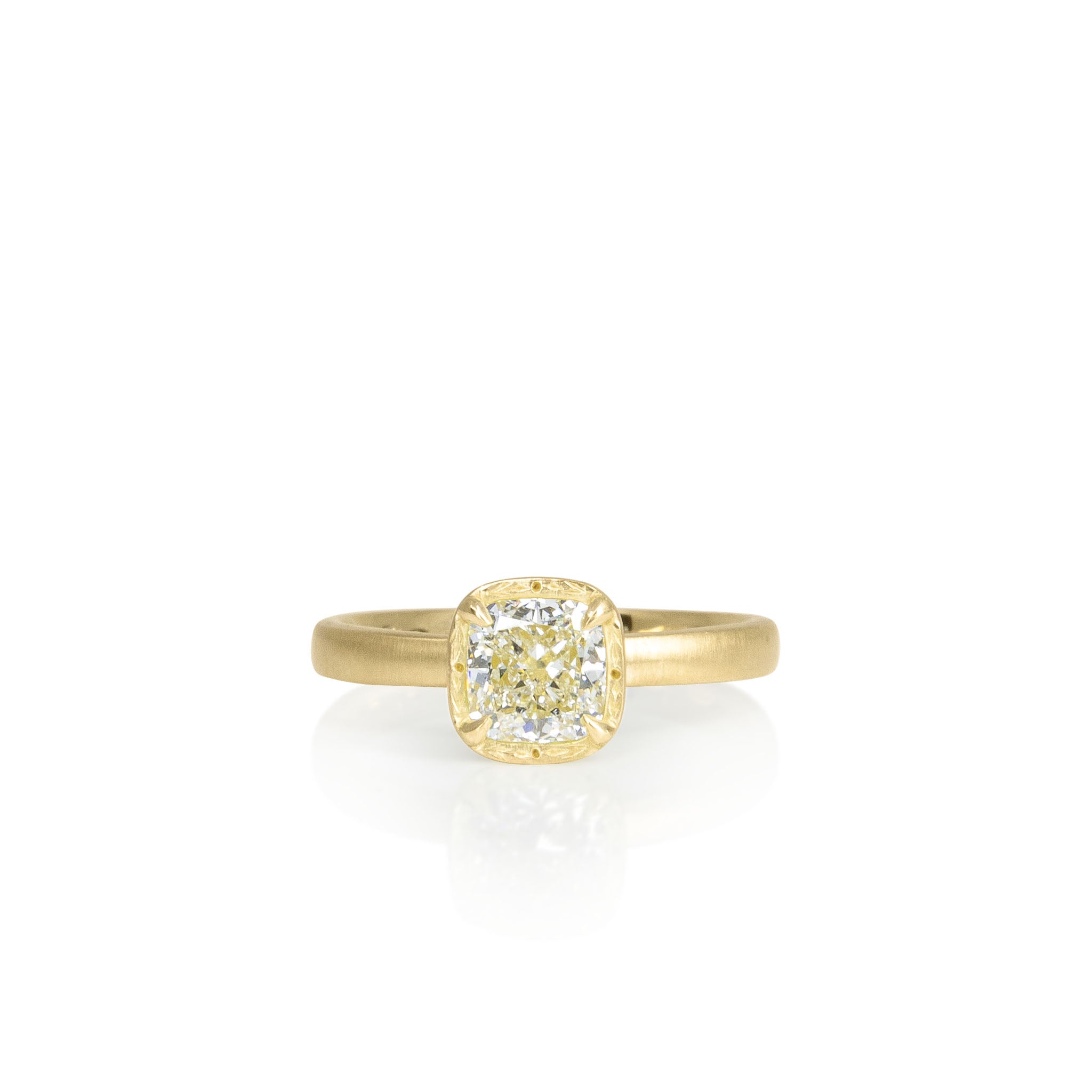 Cushion Diamond Stackable Ring - 1.02ct