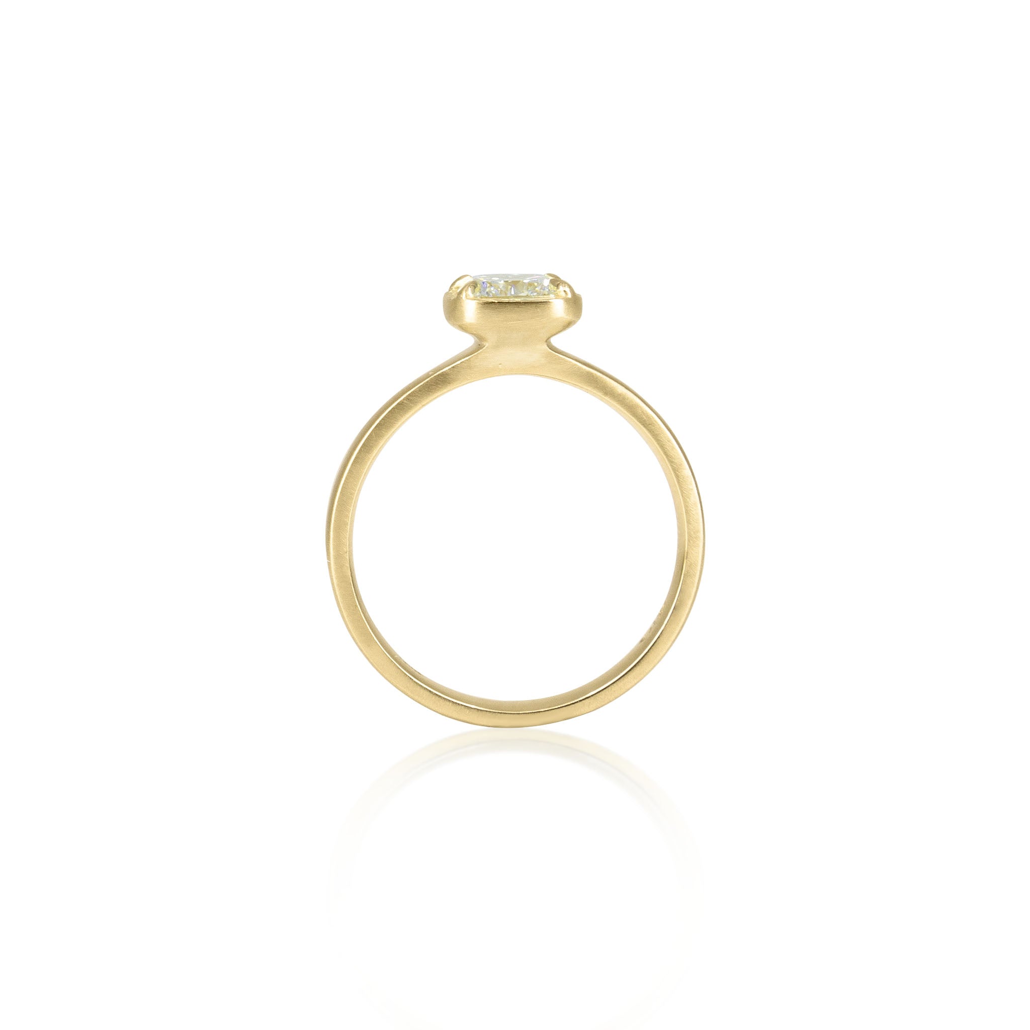 Cushion Diamond Stackable Ring - 1.02ct