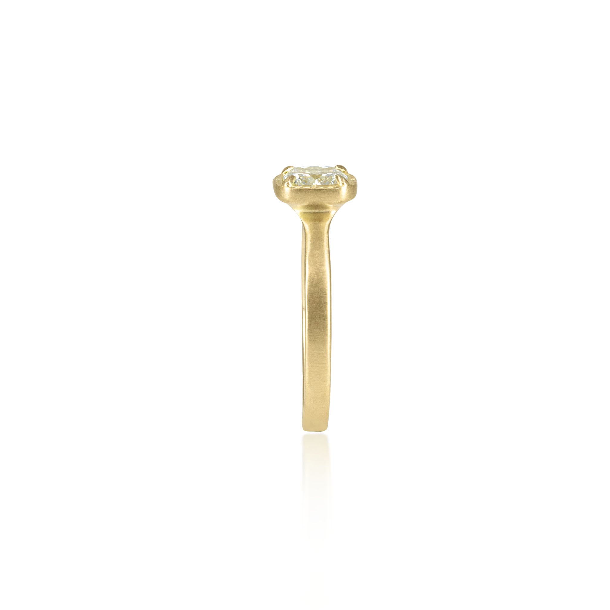 Cushion Diamond Stackable Ring - 1.02ct