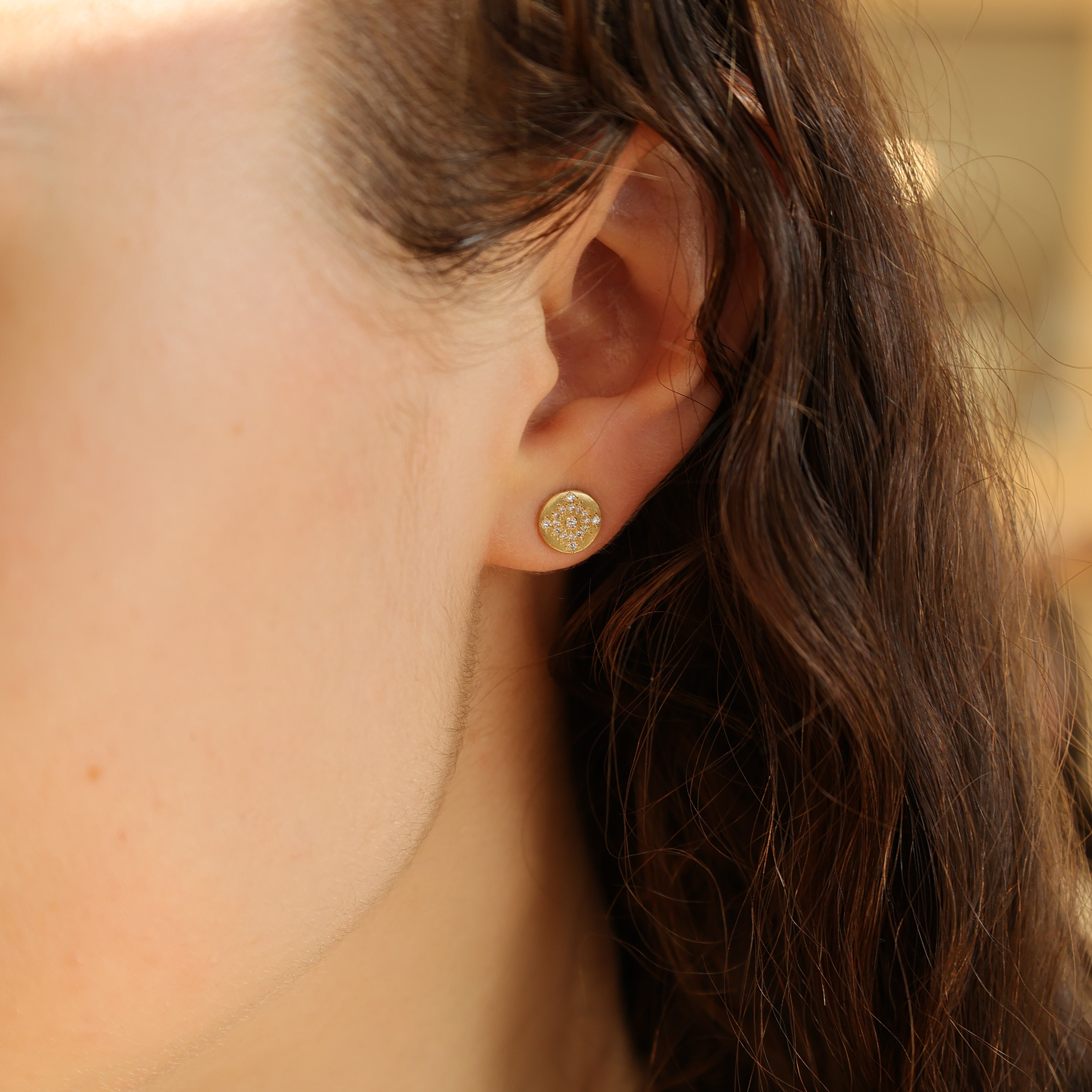 Diamond Shimmer Studs