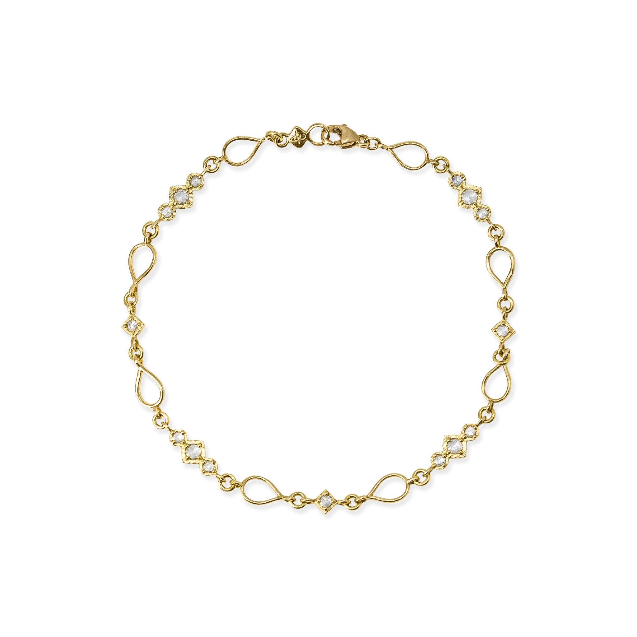 Triple Rose Cut Bracelet