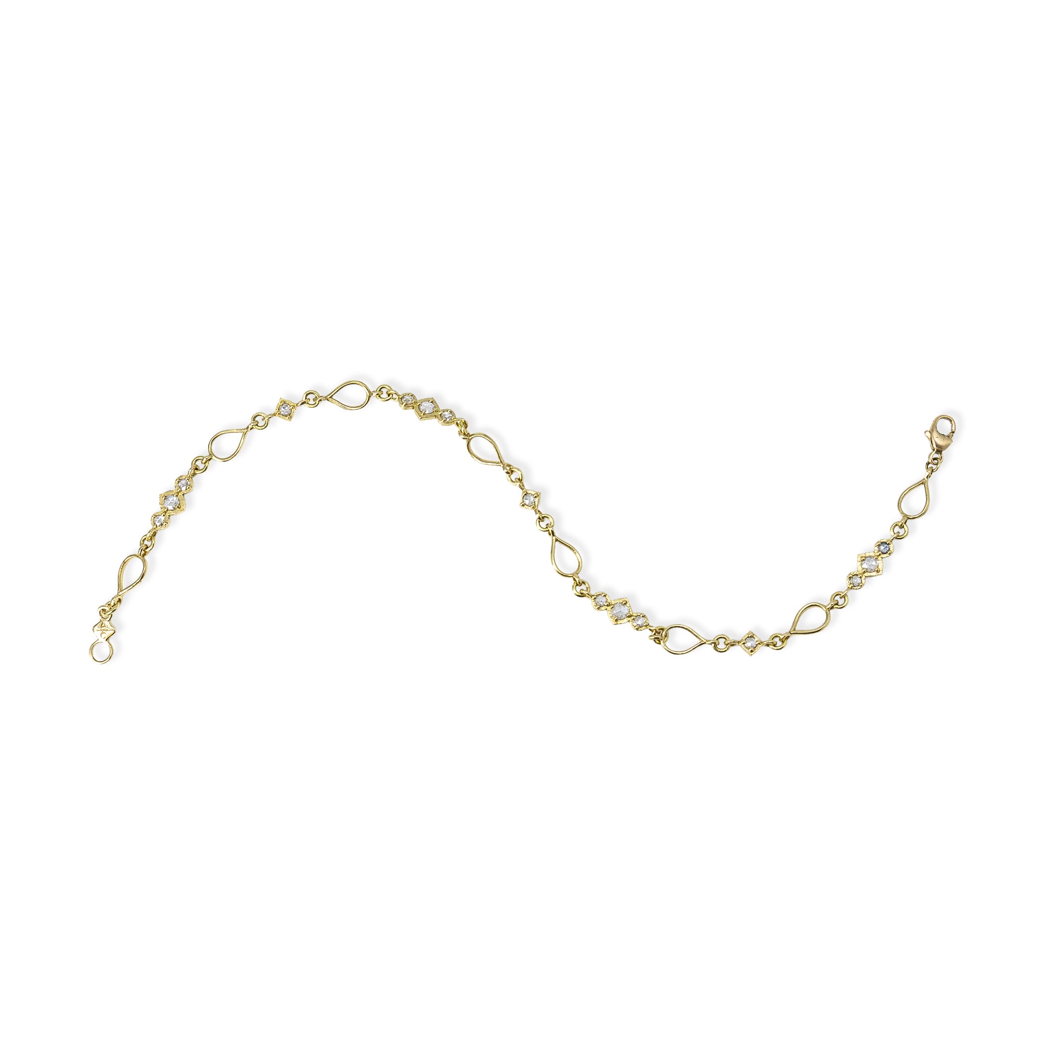 Triple Rose Cut Bracelet