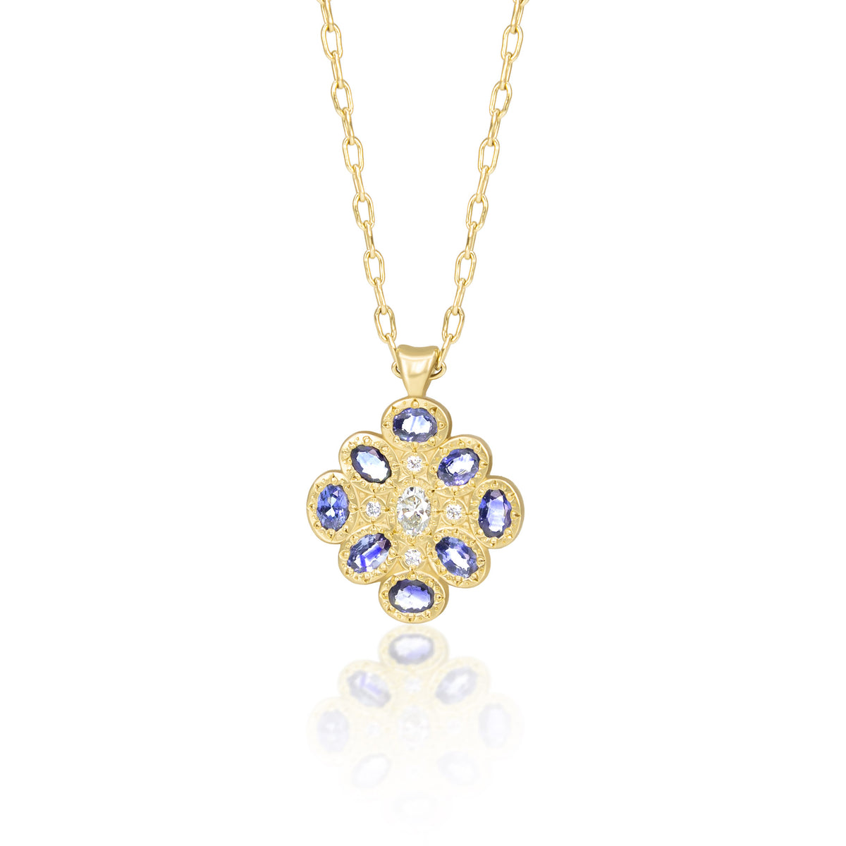Mosaic Fleur Pendant