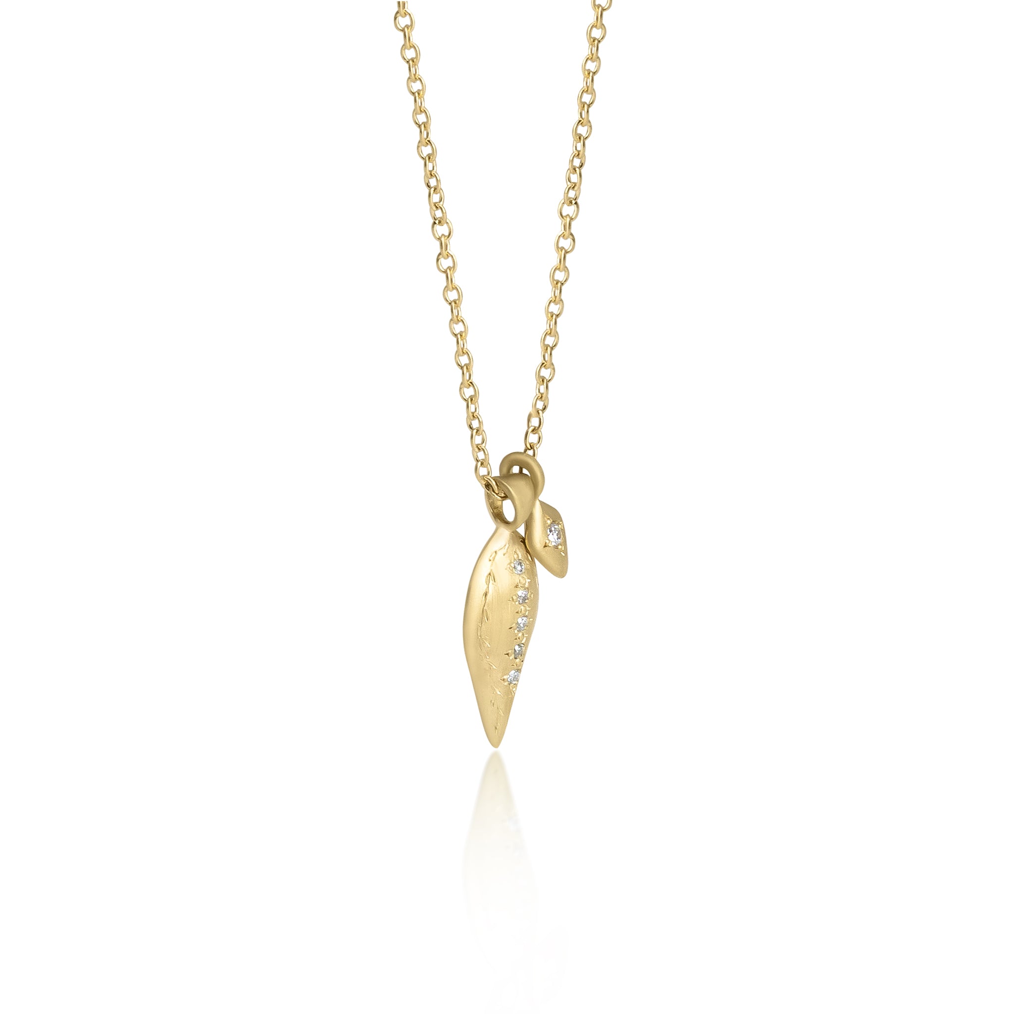Golden Drop with Charm
