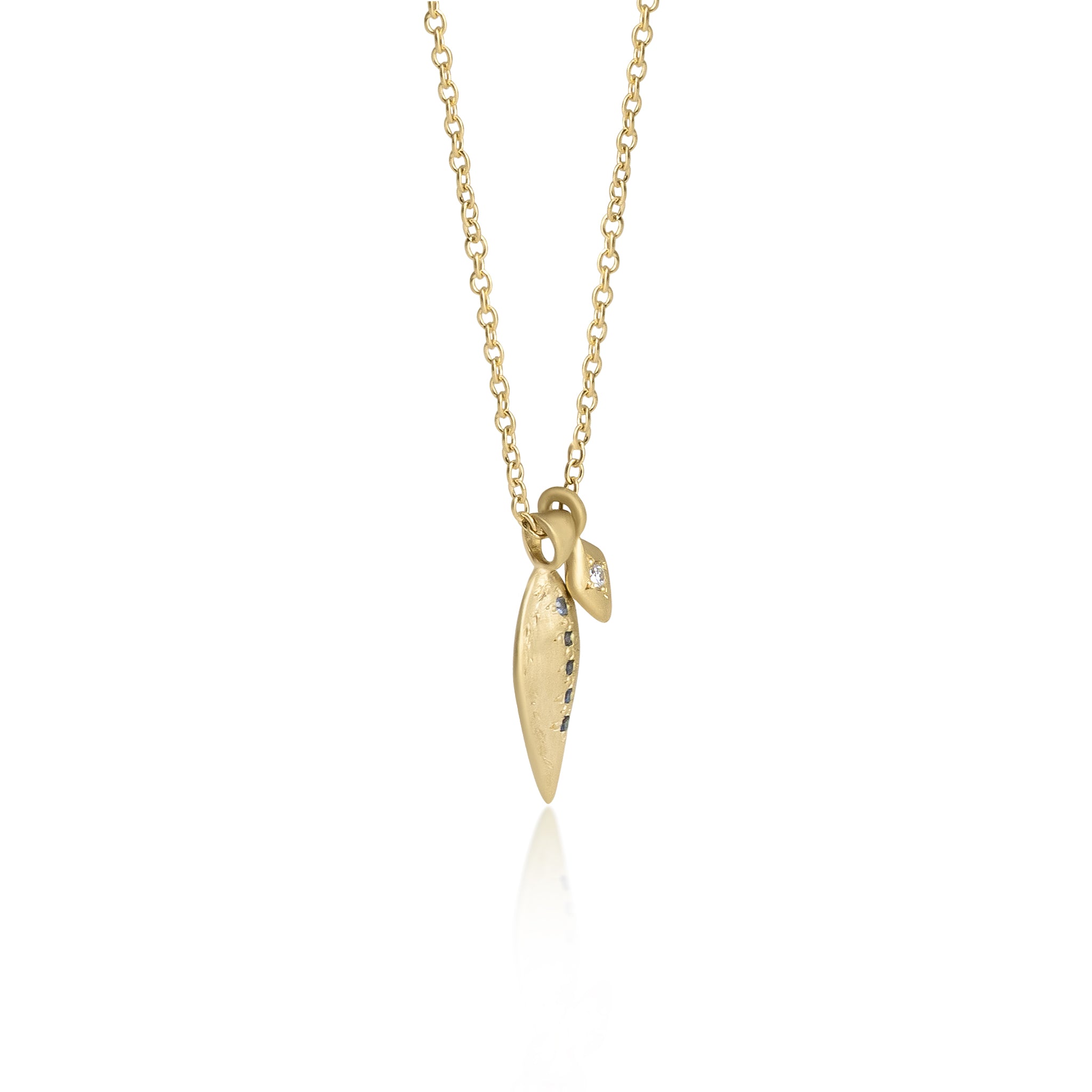 Golden Drop with Charm