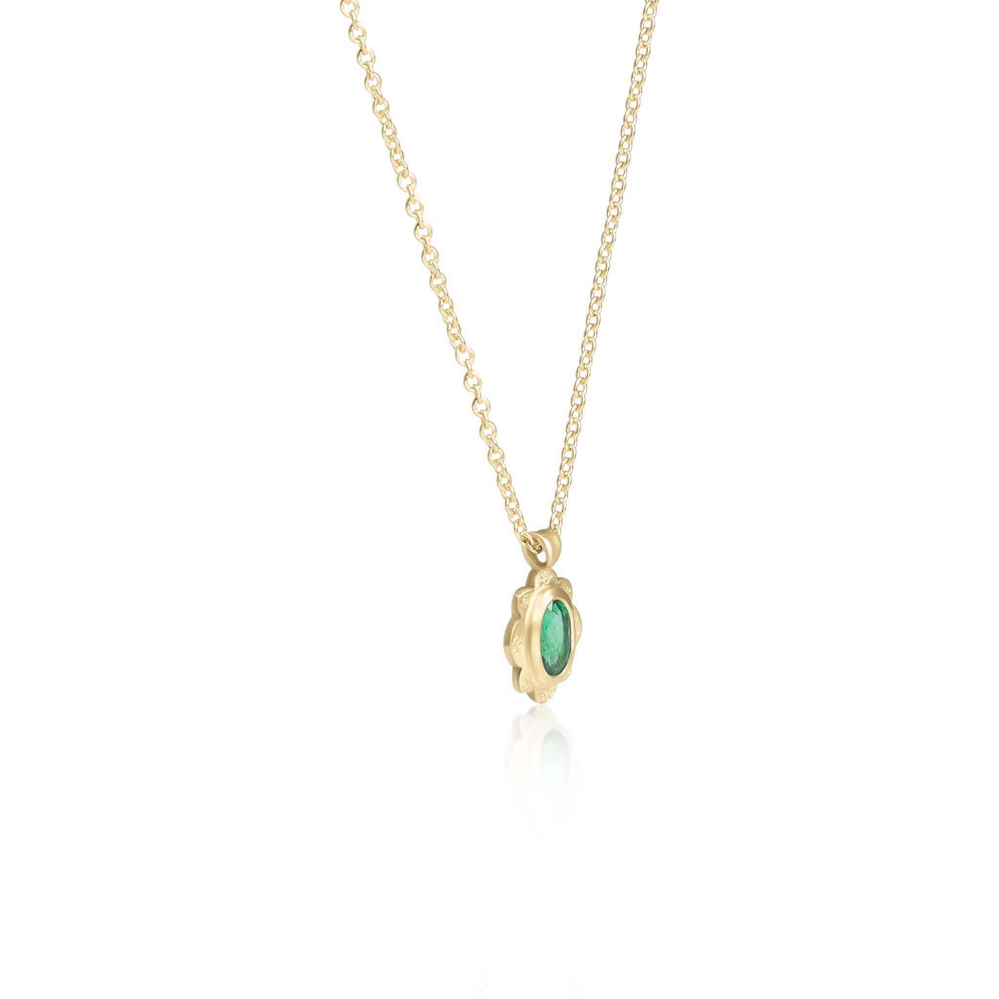 Emerald Drops of Happiness Pendant