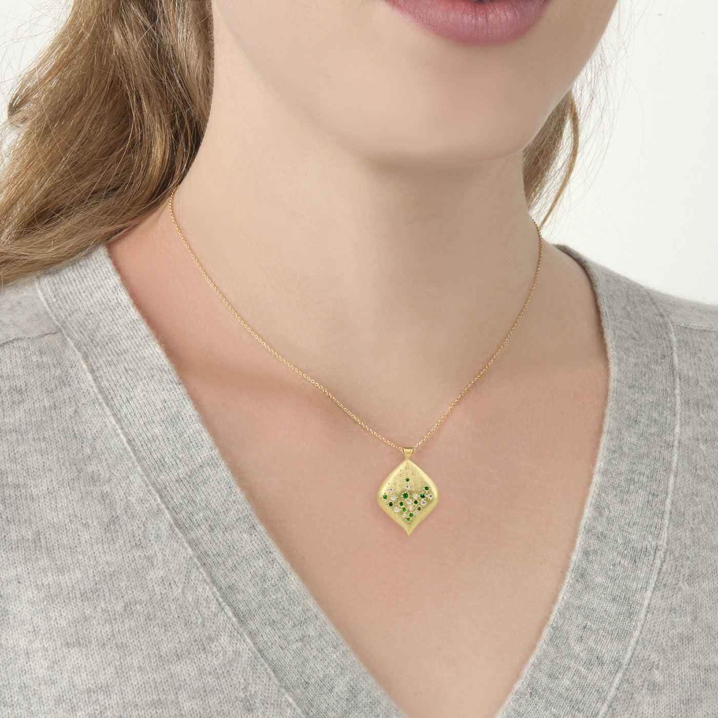 Smooth Gold Pendant