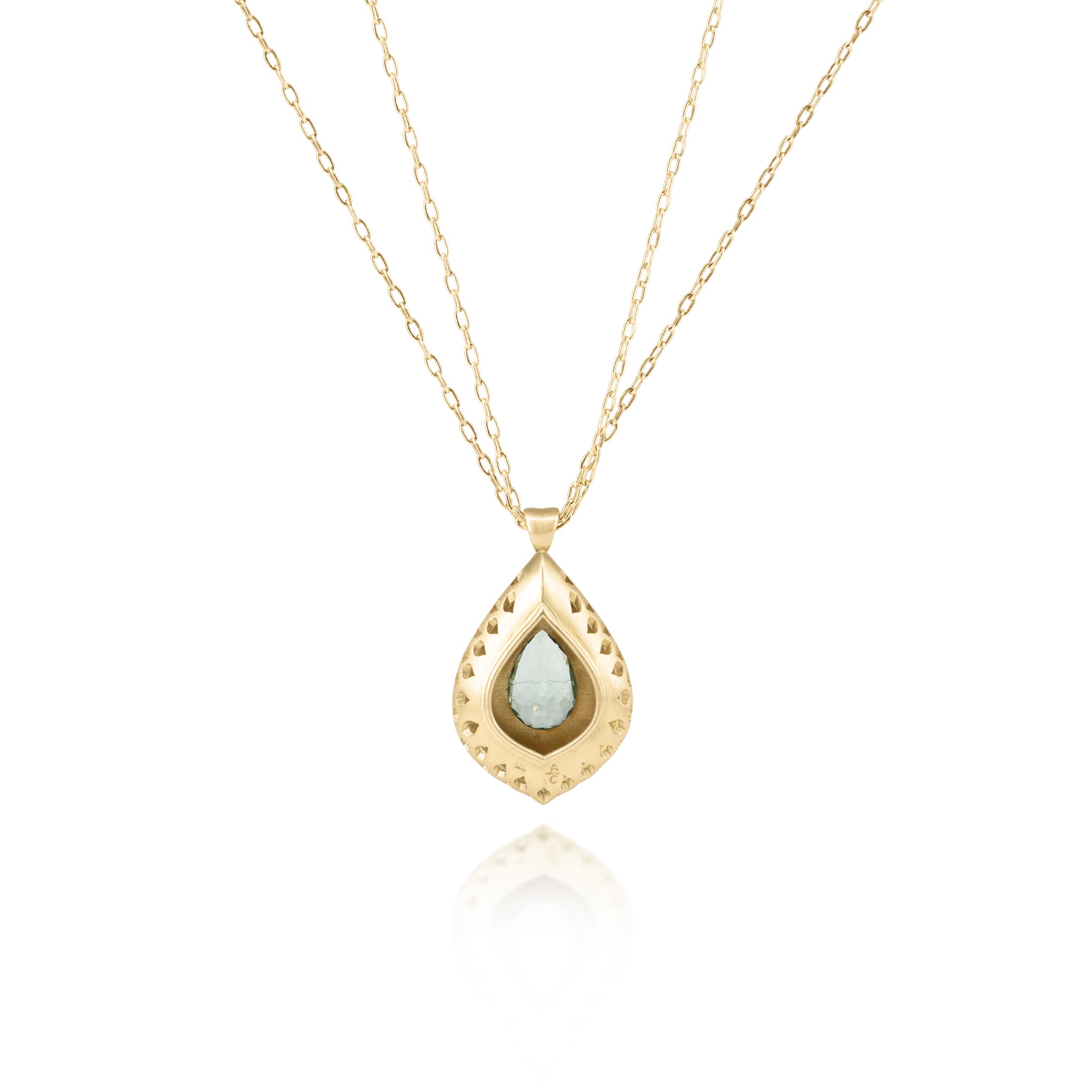 Mint Green Tourmaline Pendant