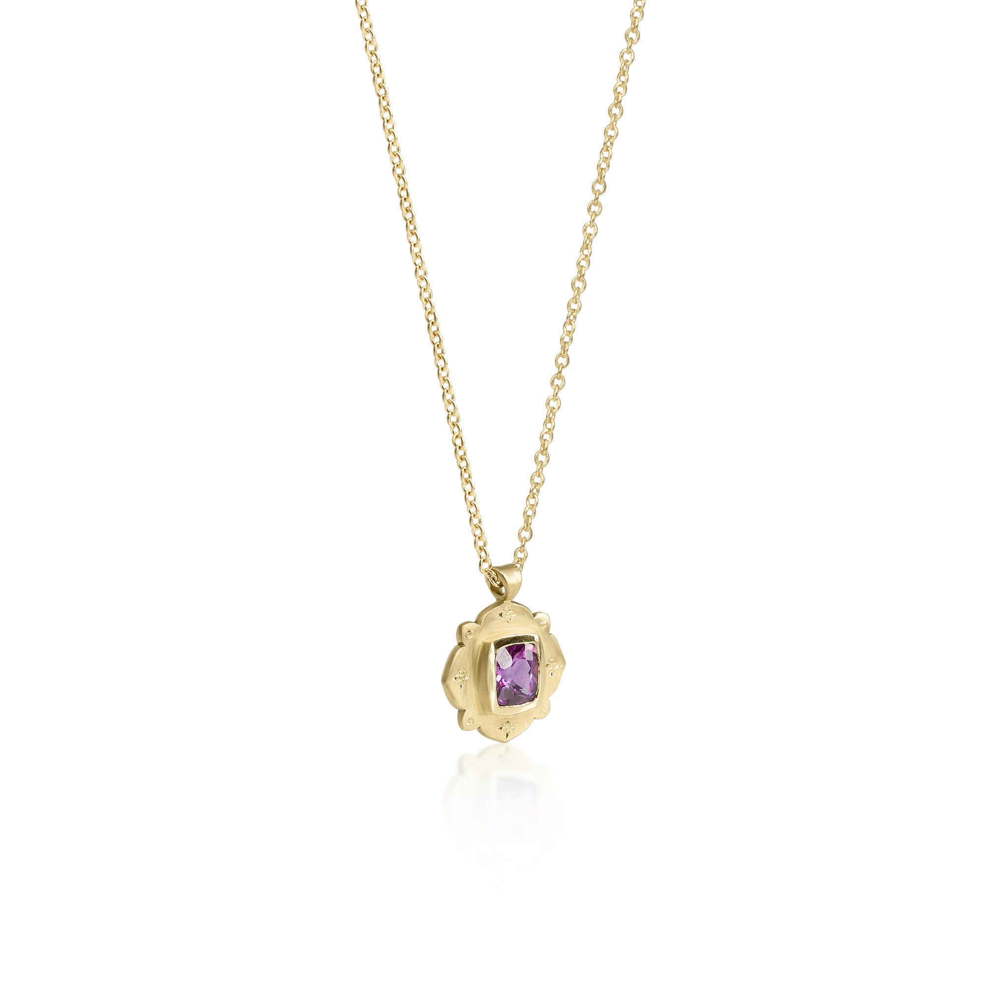 Cushion Pink Sapphire Drops of Happiness