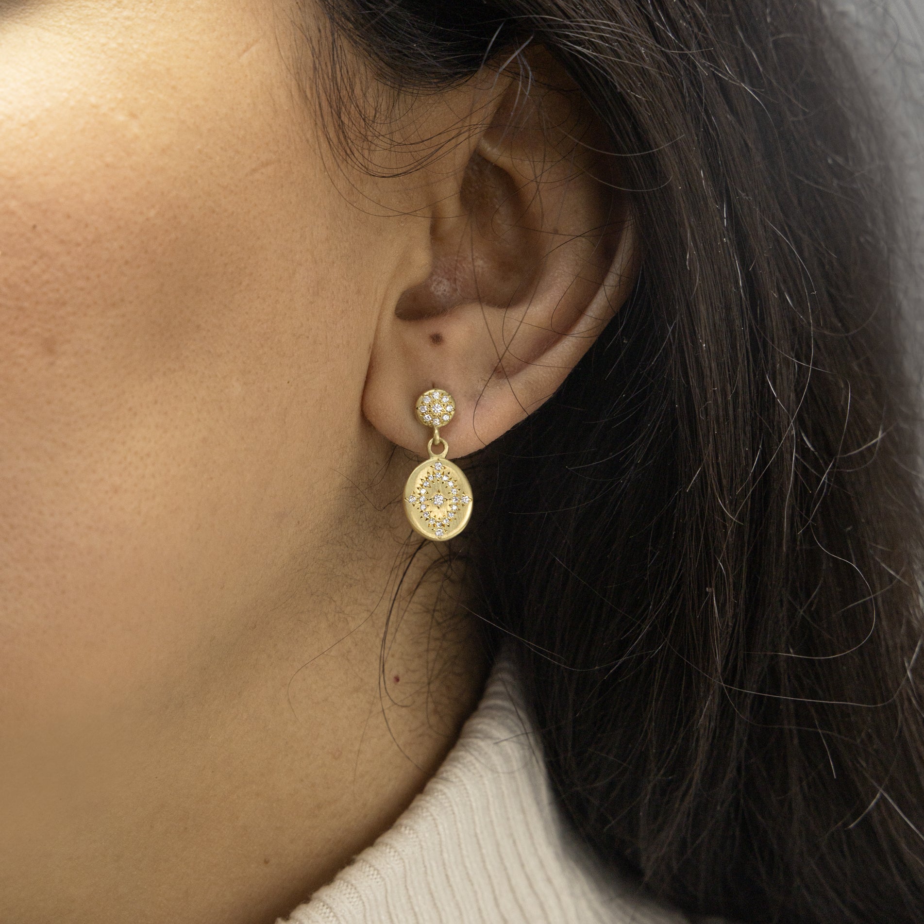 Day Dream Charm Stud Earrings