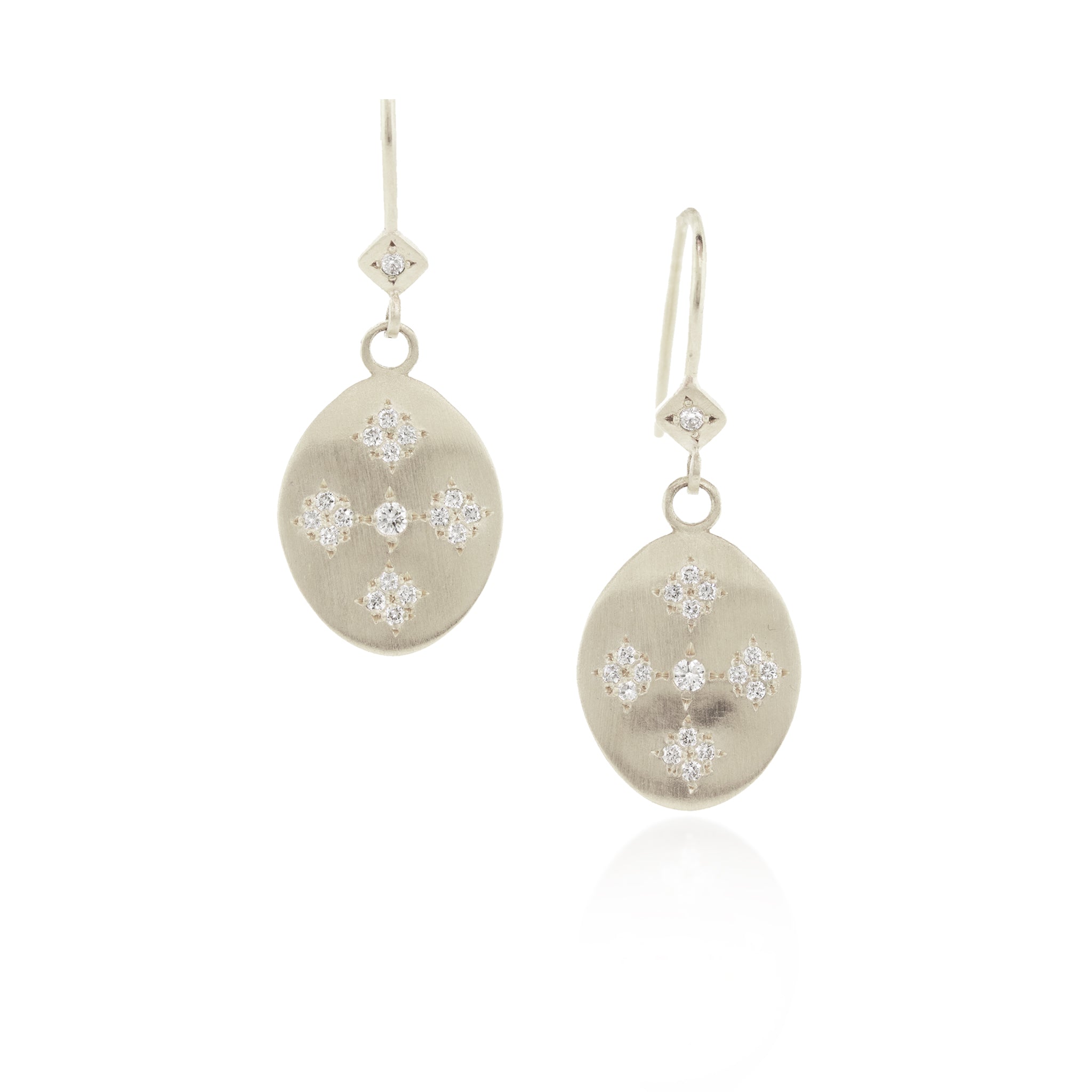 Moon & Stars Vertical Drop Earrings