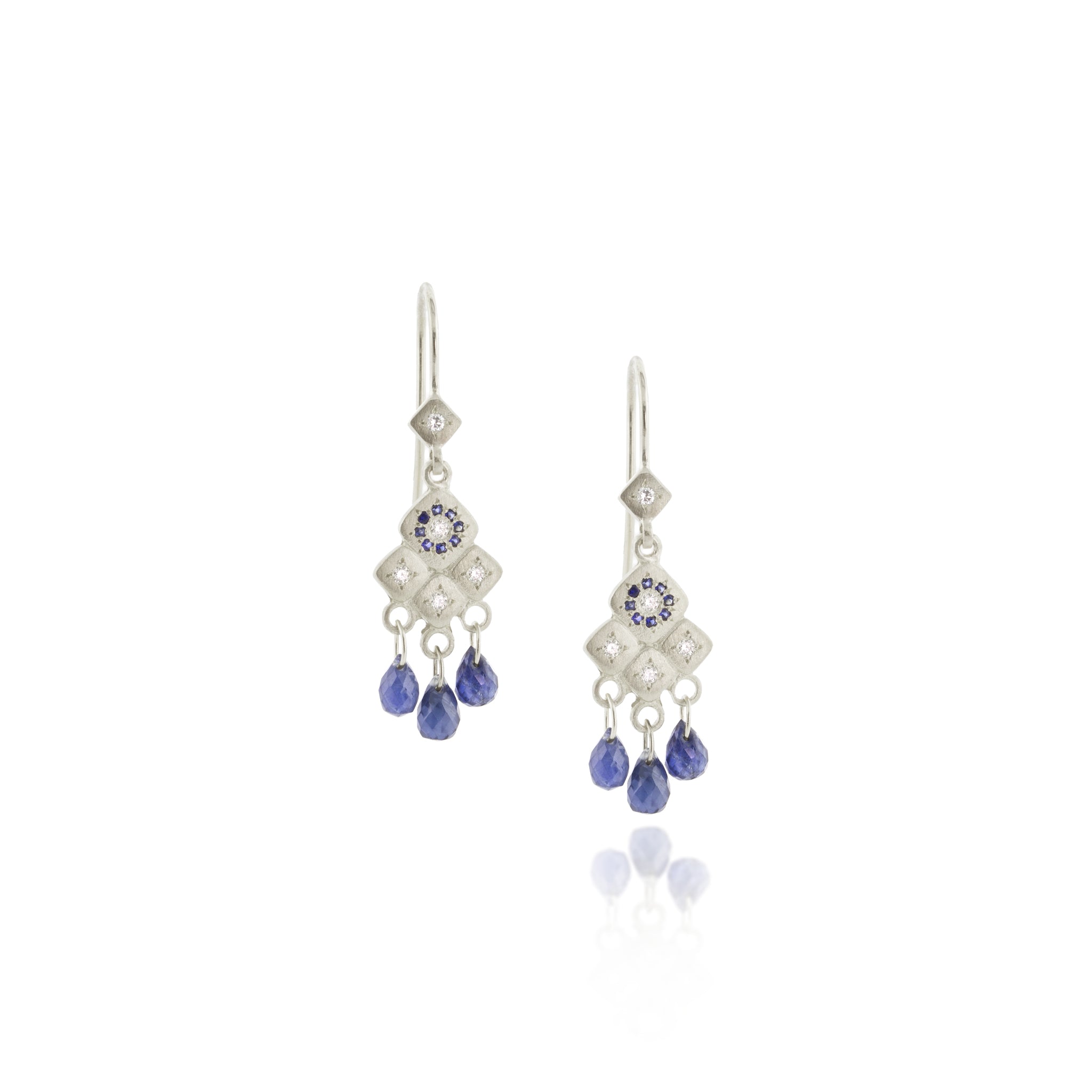 Mosaic Sapphire Earrings