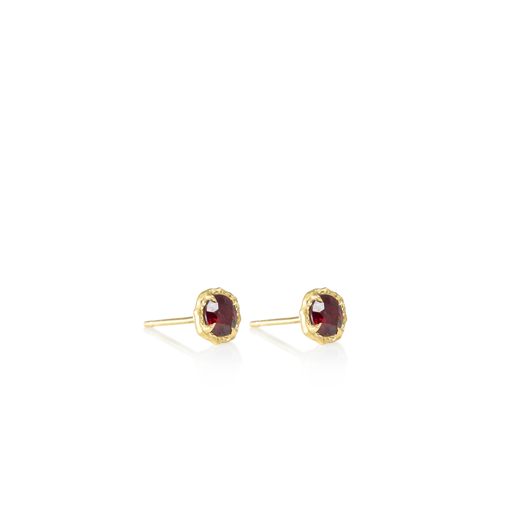 Ruby Lotus Studs