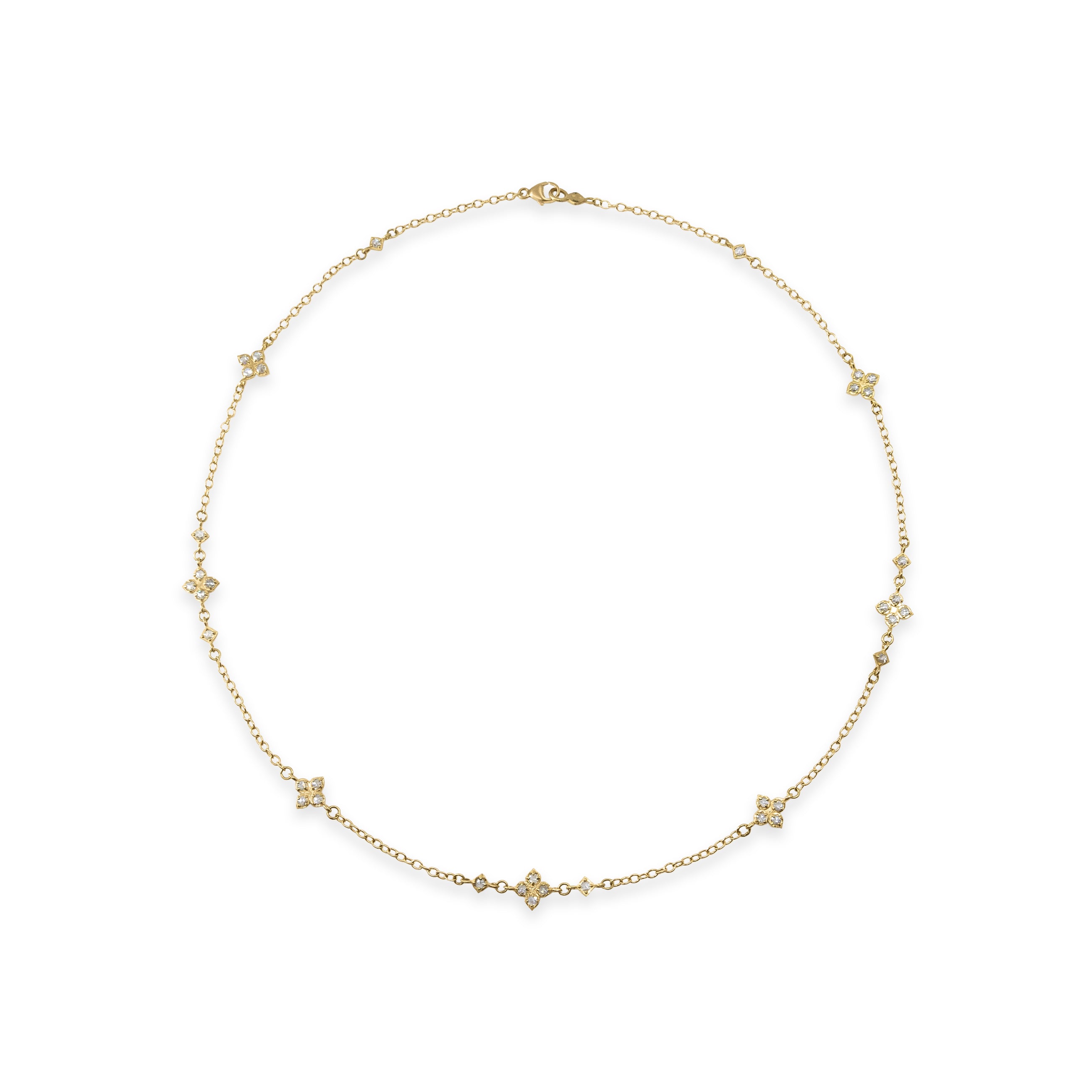 Floral Eternity Charm Chain