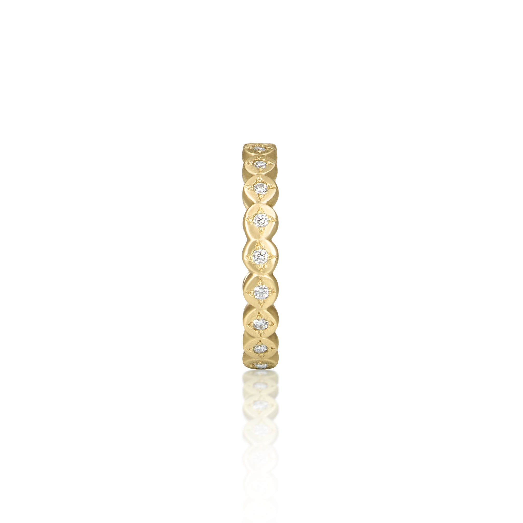 River Rocks Band In Gold
