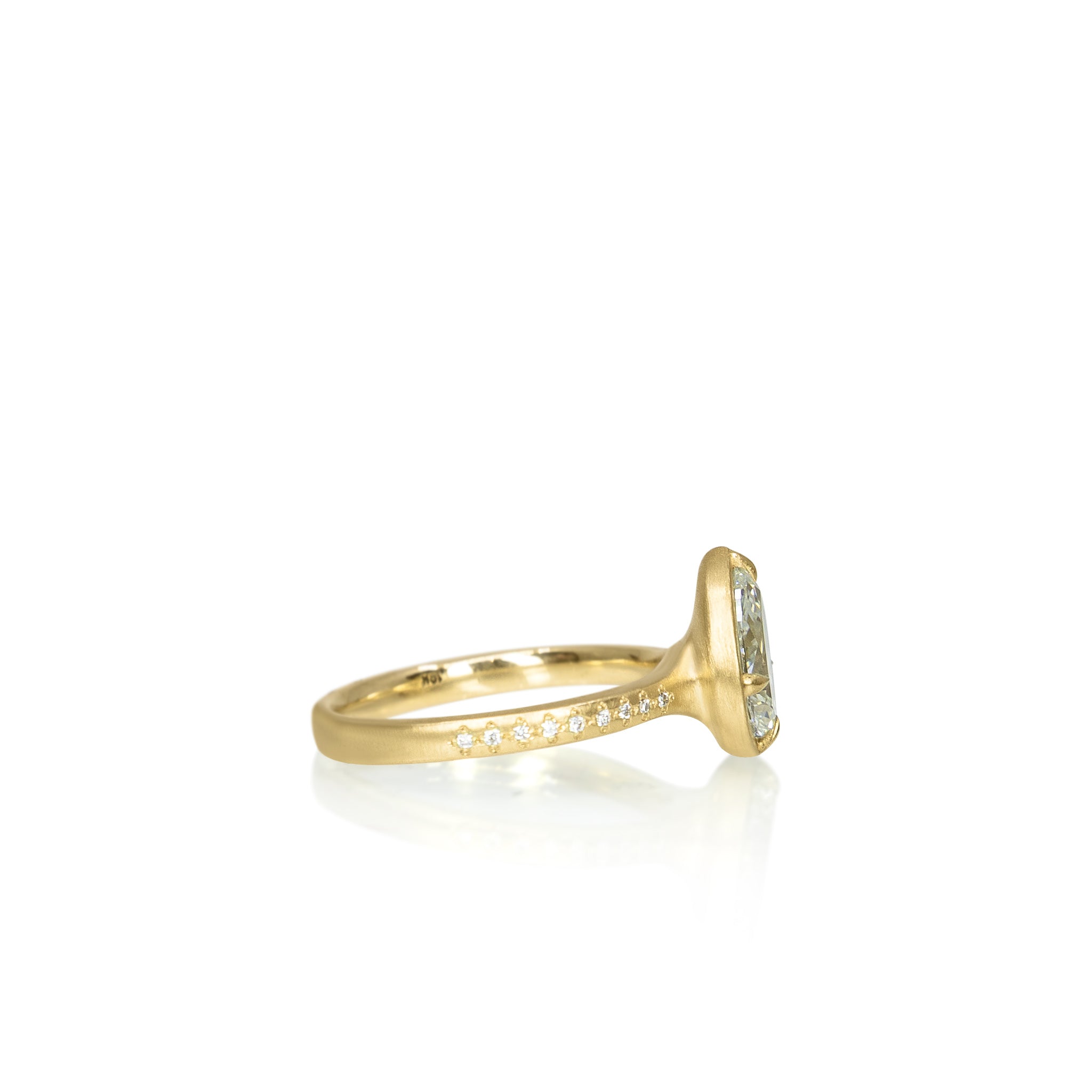 Pear Polaris Ring - 1.20ct
