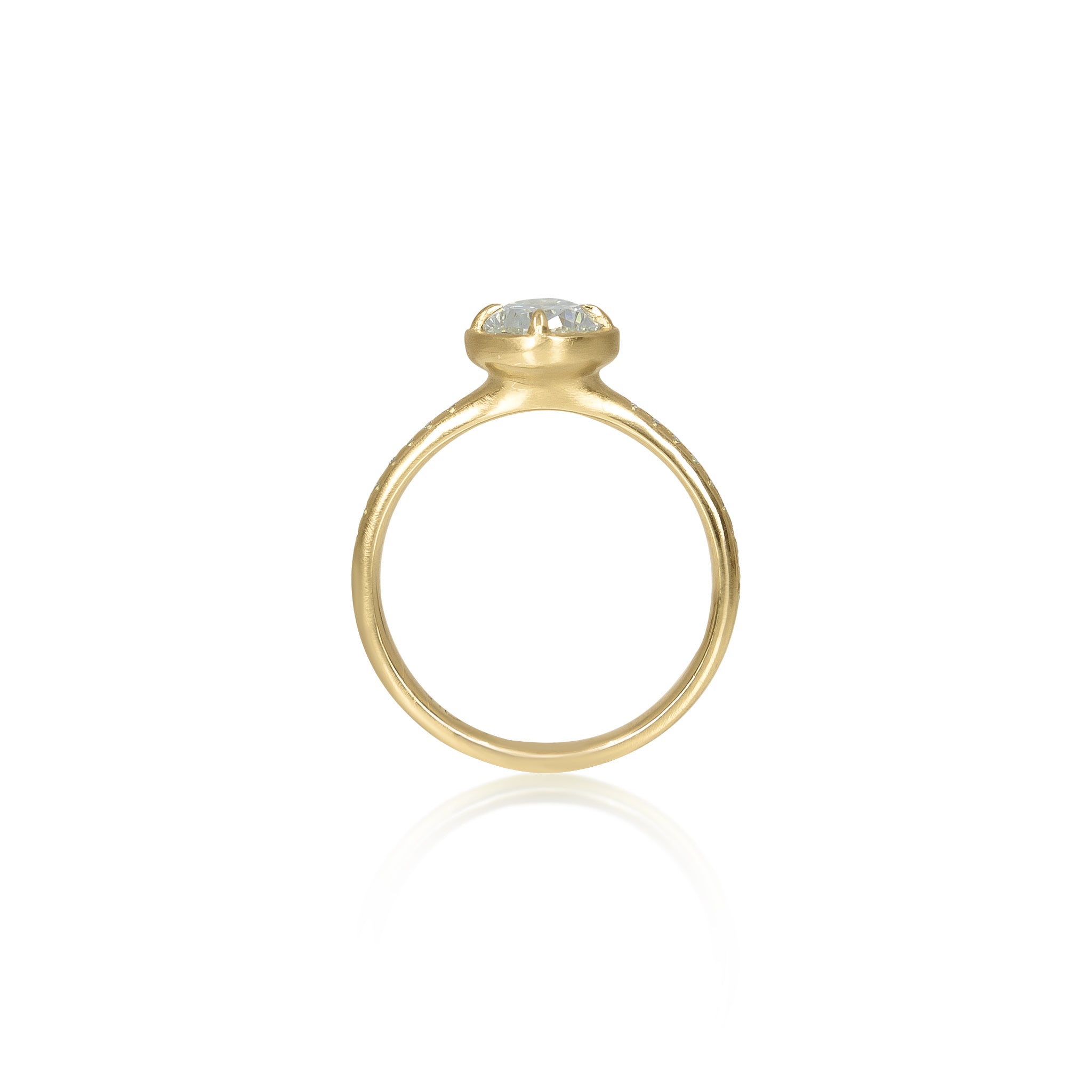 Pear Polaris Ring - 1.20ct