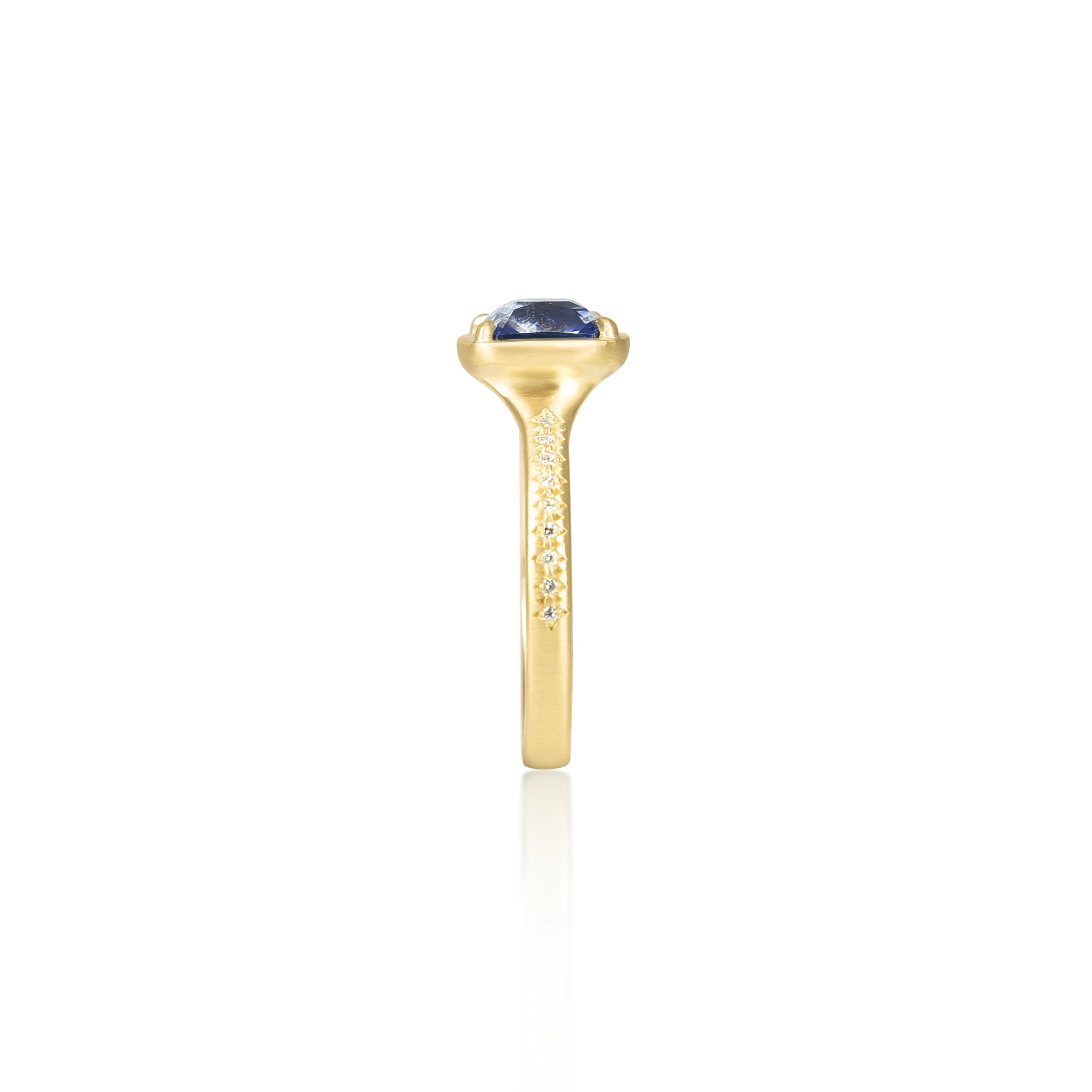 Cushion Sapphire Polaris Ring - 2.51ct