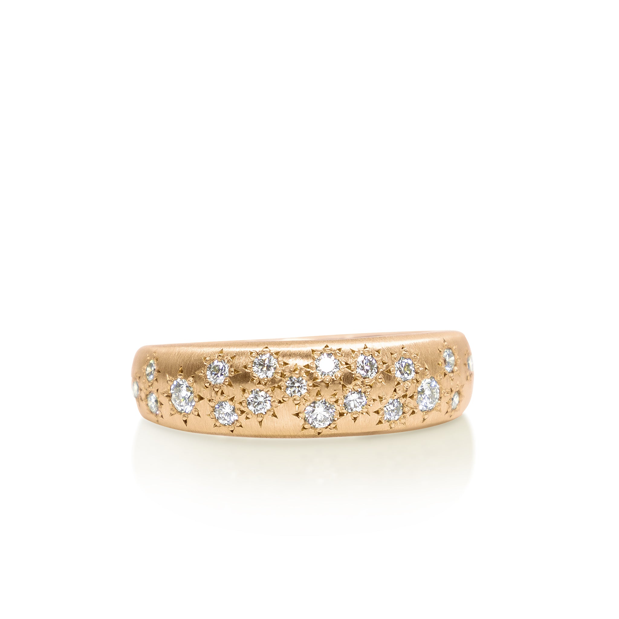 Tapered Multi-Stone Band
