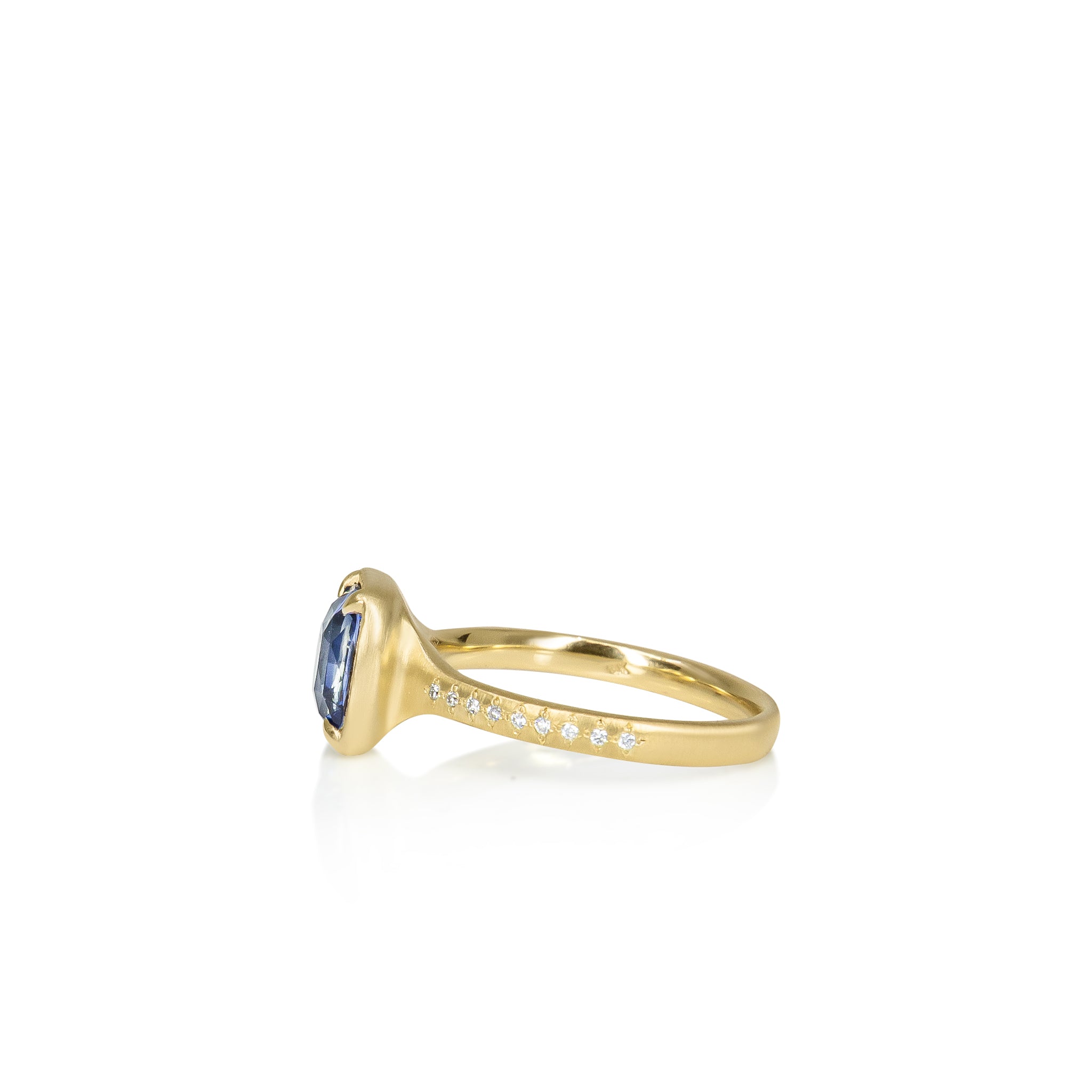 Cushion Sapphire Polaris Ring - 2.21ct