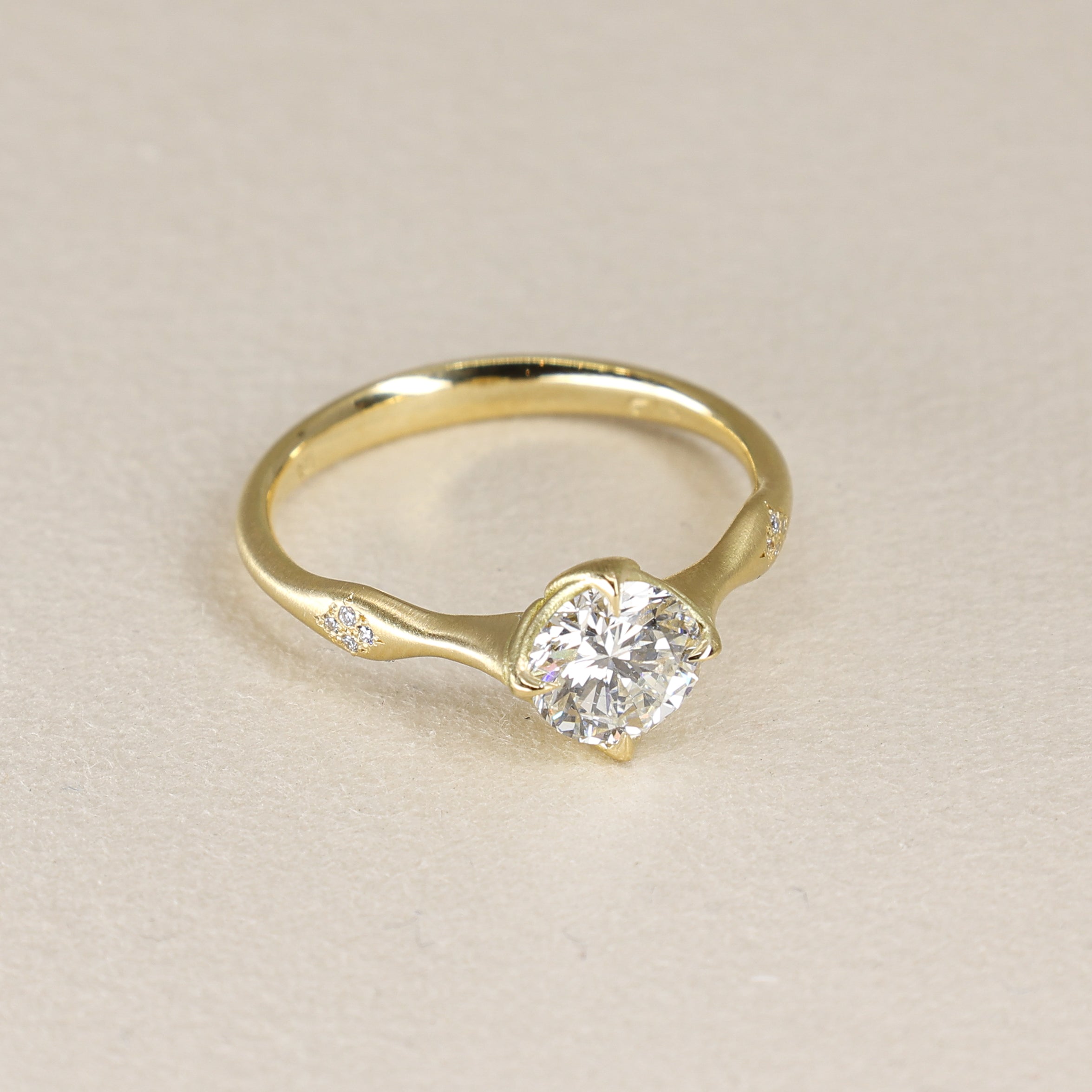Round Rosebud Ring