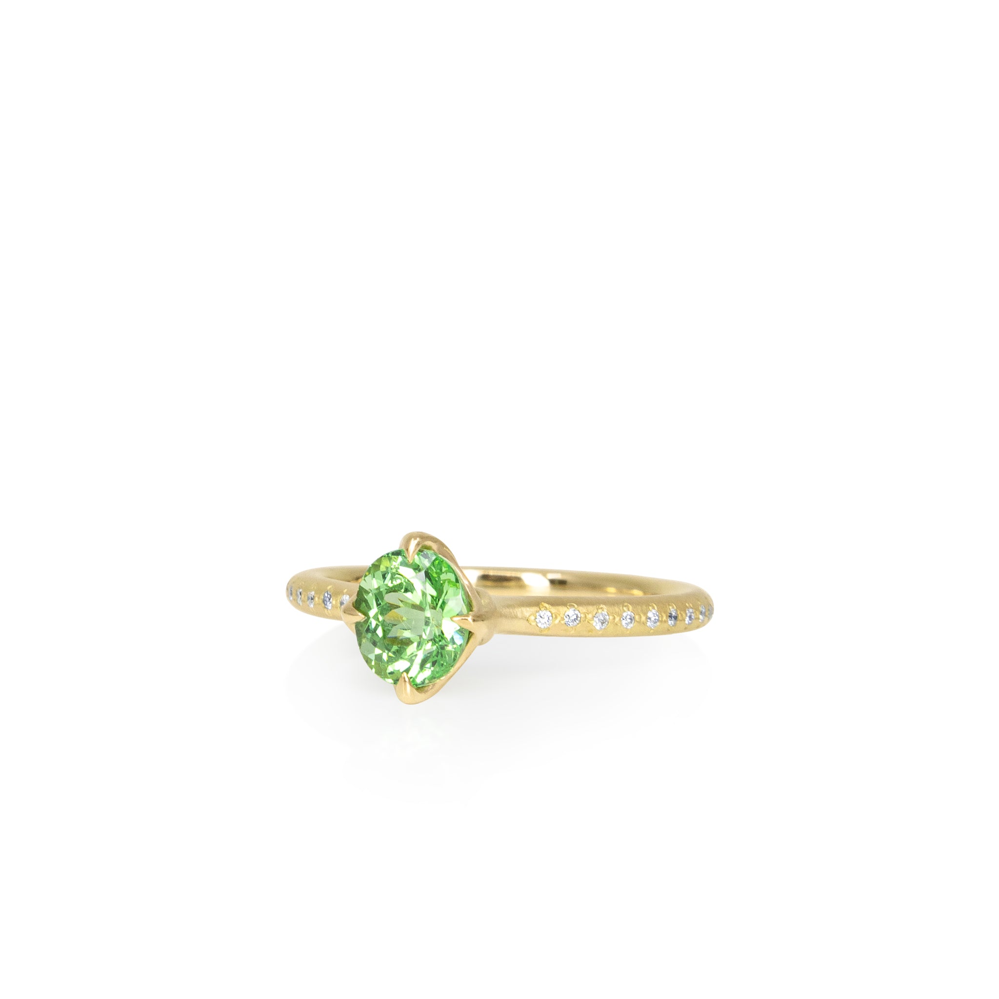 Tsavorite Rosehip Ring