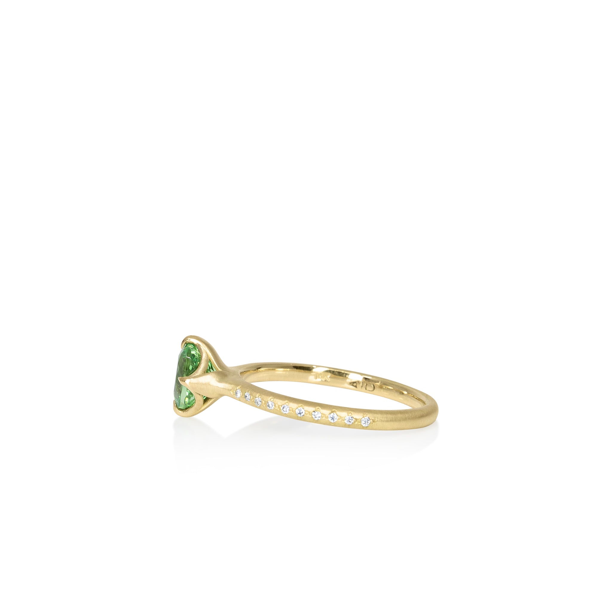 Tsavorite Rosehip Ring