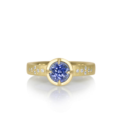 Blue Sapphire Prong Set Ring