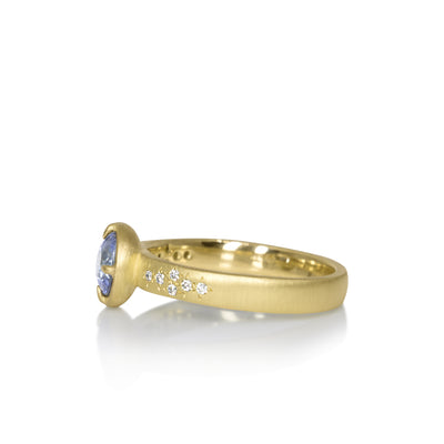 Blue Sapphire Prong Set Ring