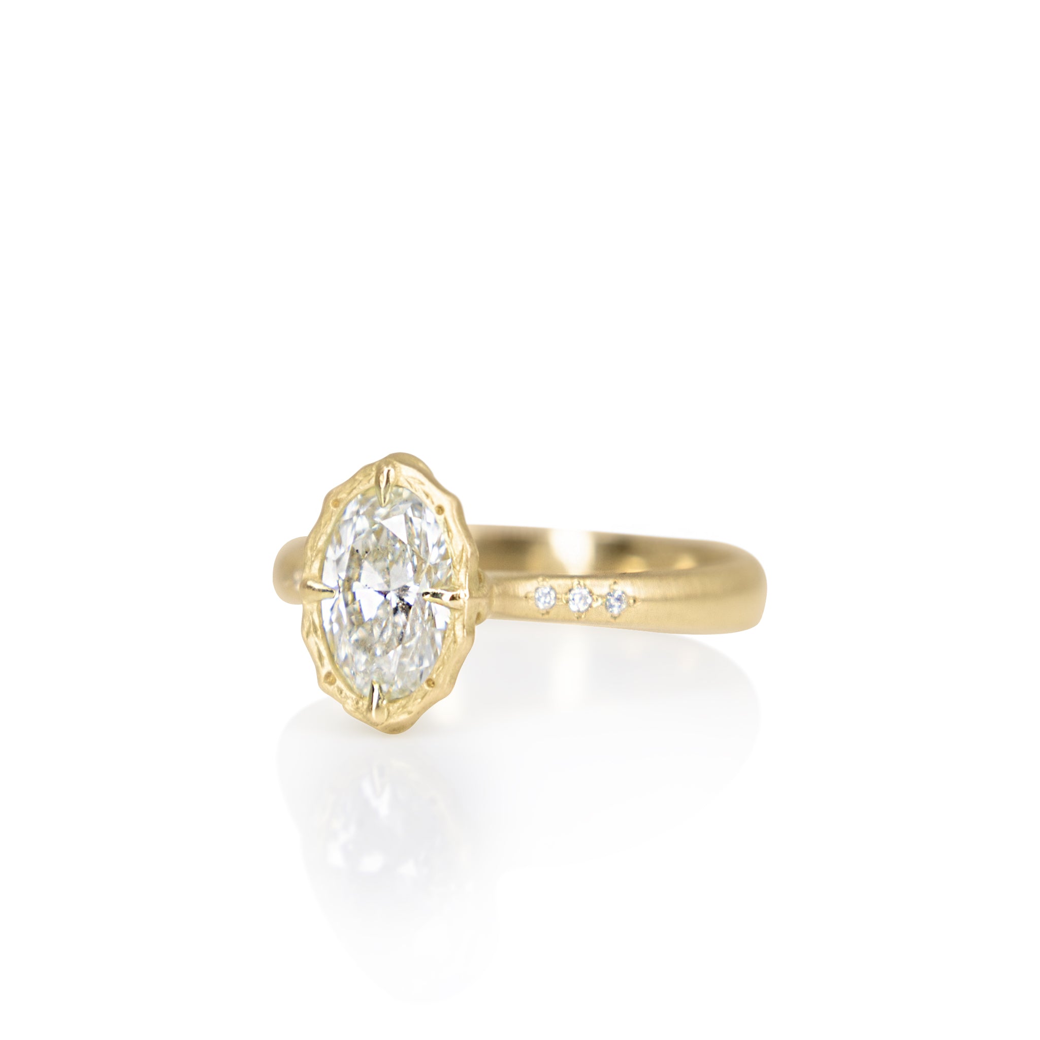 Oval Lotus Ring