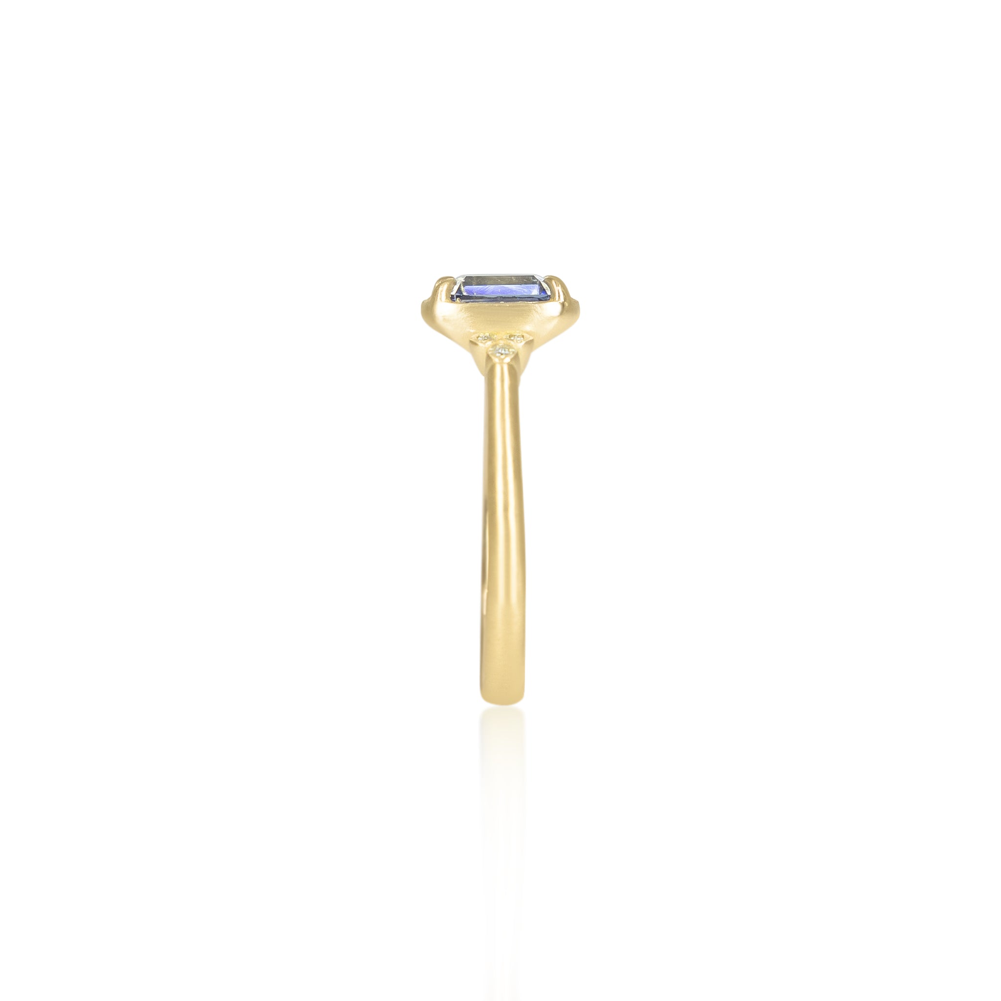 Step Cut Luna Sapphire Ring - 1.20ct
