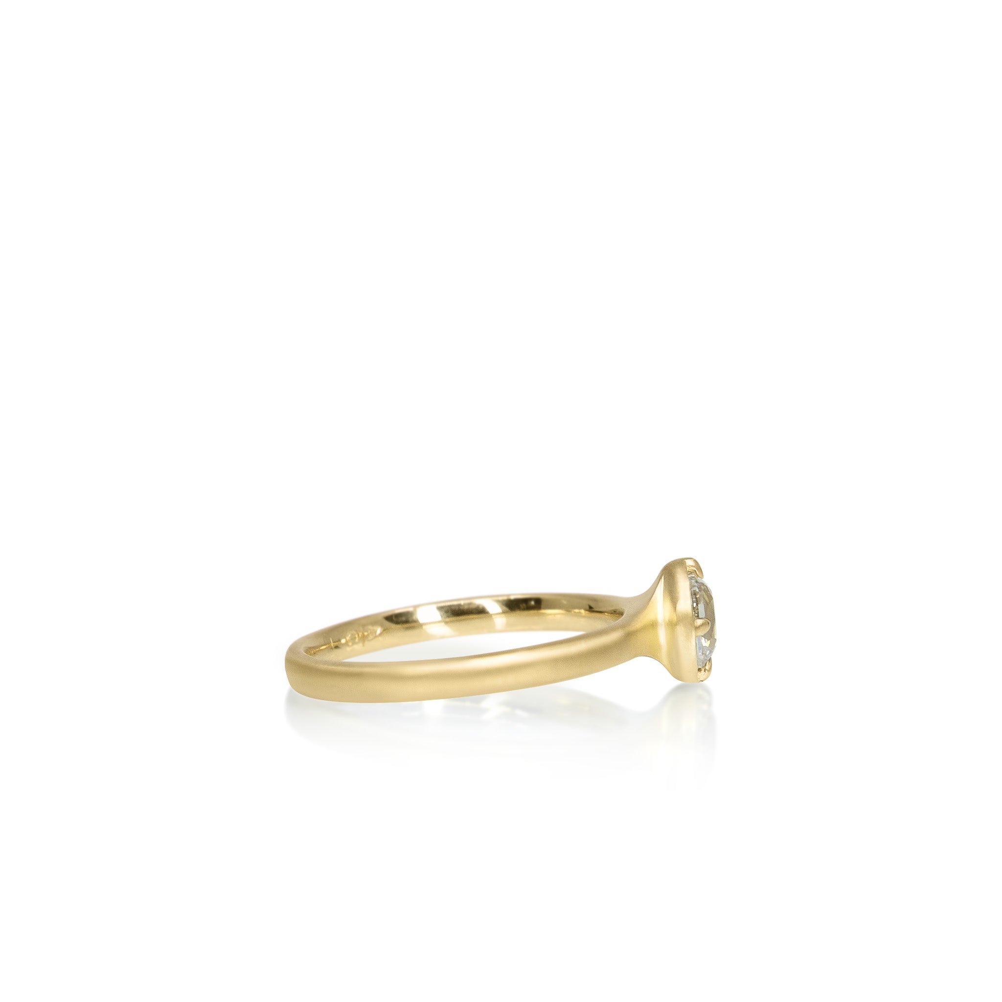 Stackable Oval Diamond Ring