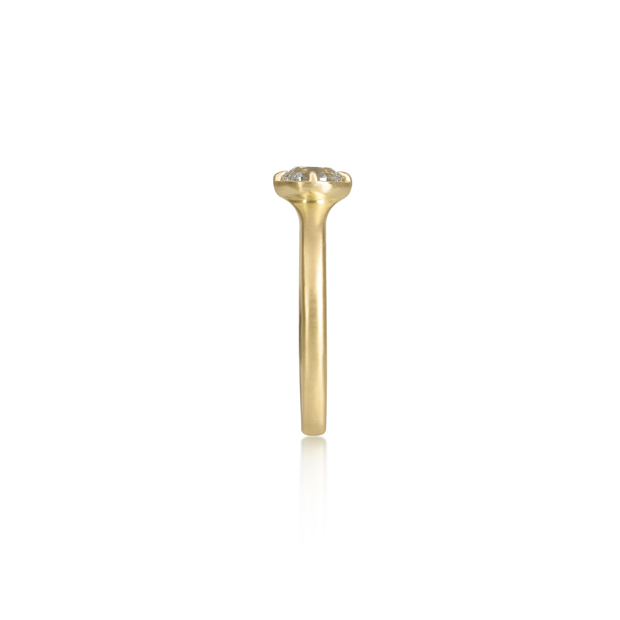 Stackable Old Mine Diamond Ring