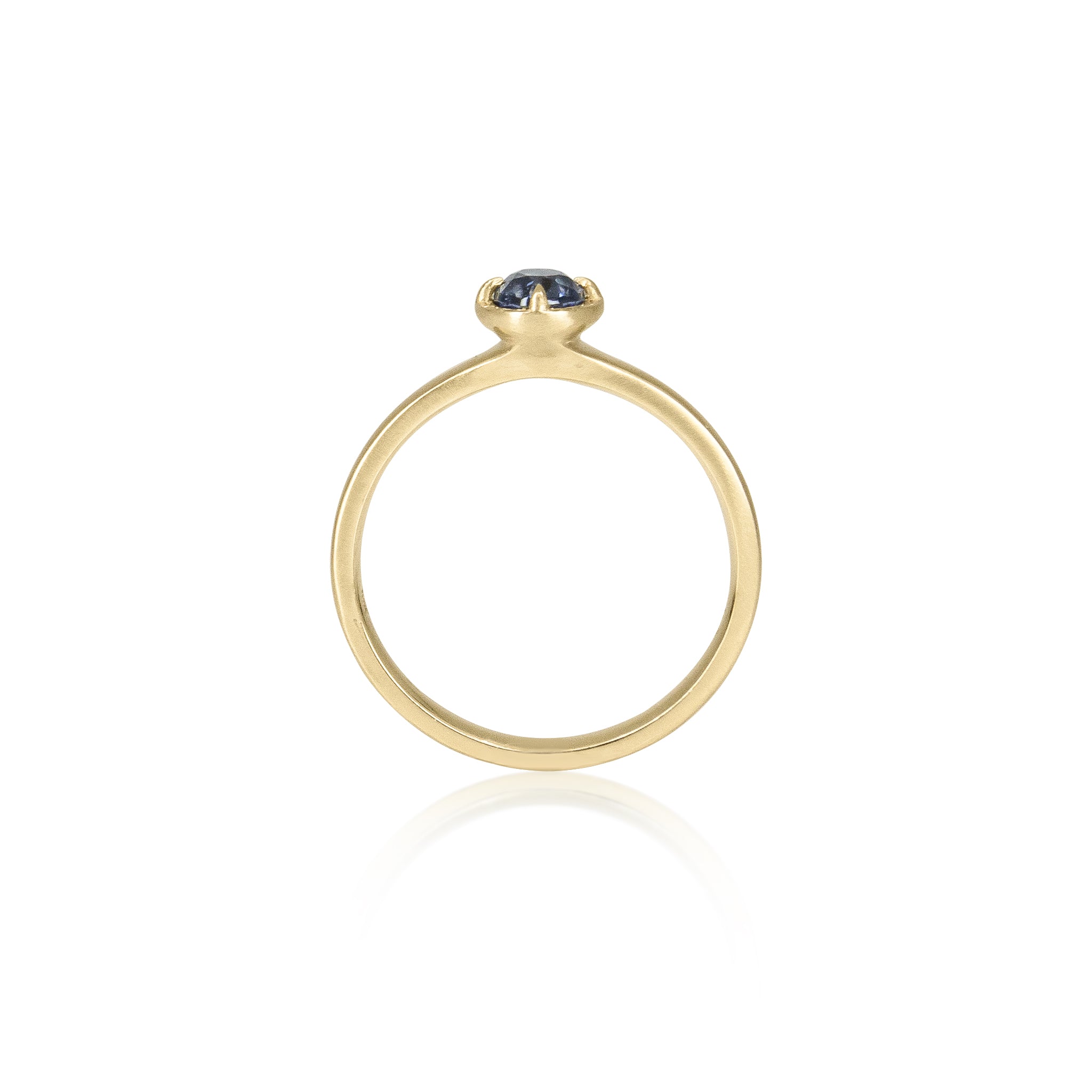 Oval Sapphire Stackable Ring