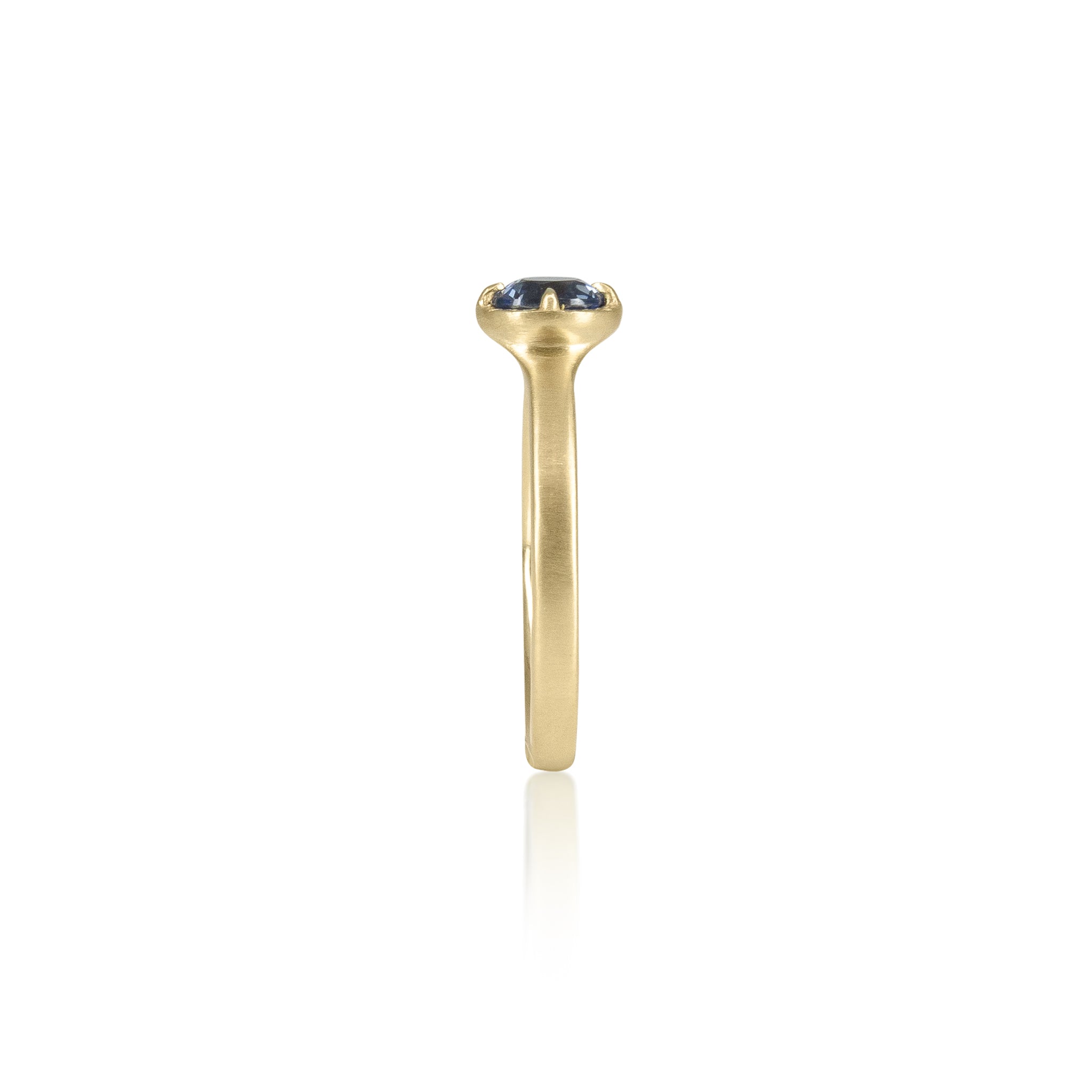 Oval Sapphire Stackable Ring