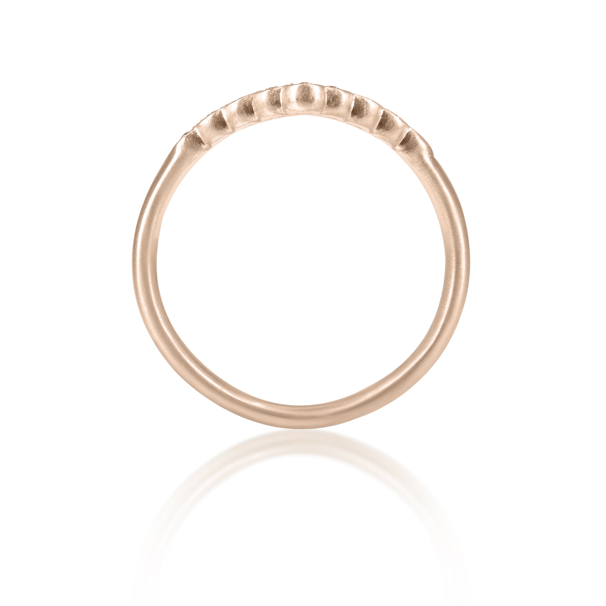 River Rocks Nesting Band in Gold