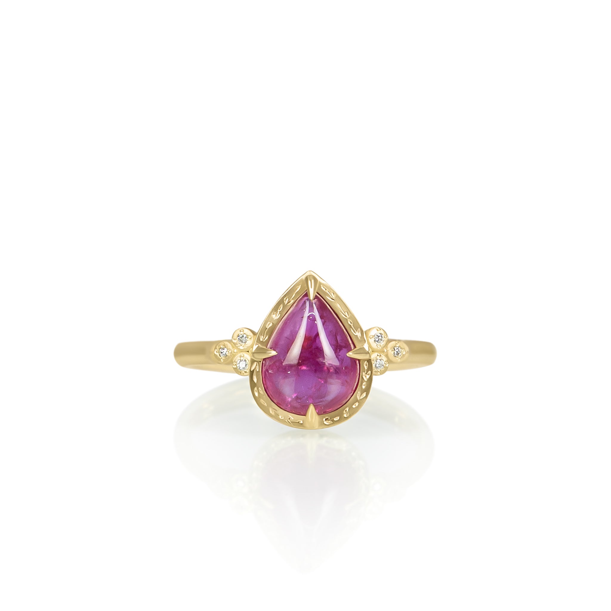 Star Ruby Luna Ring