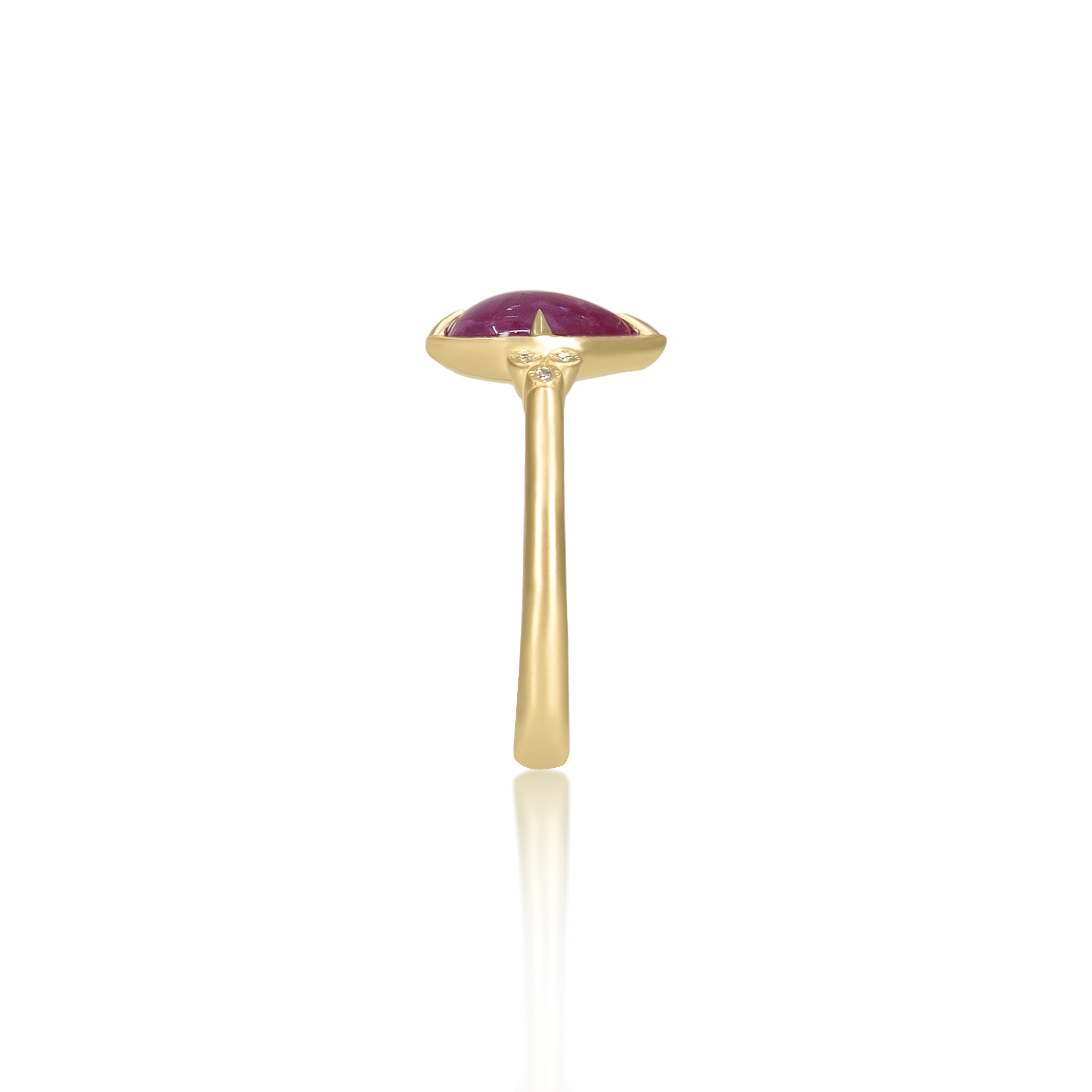Star Ruby Luna Ring