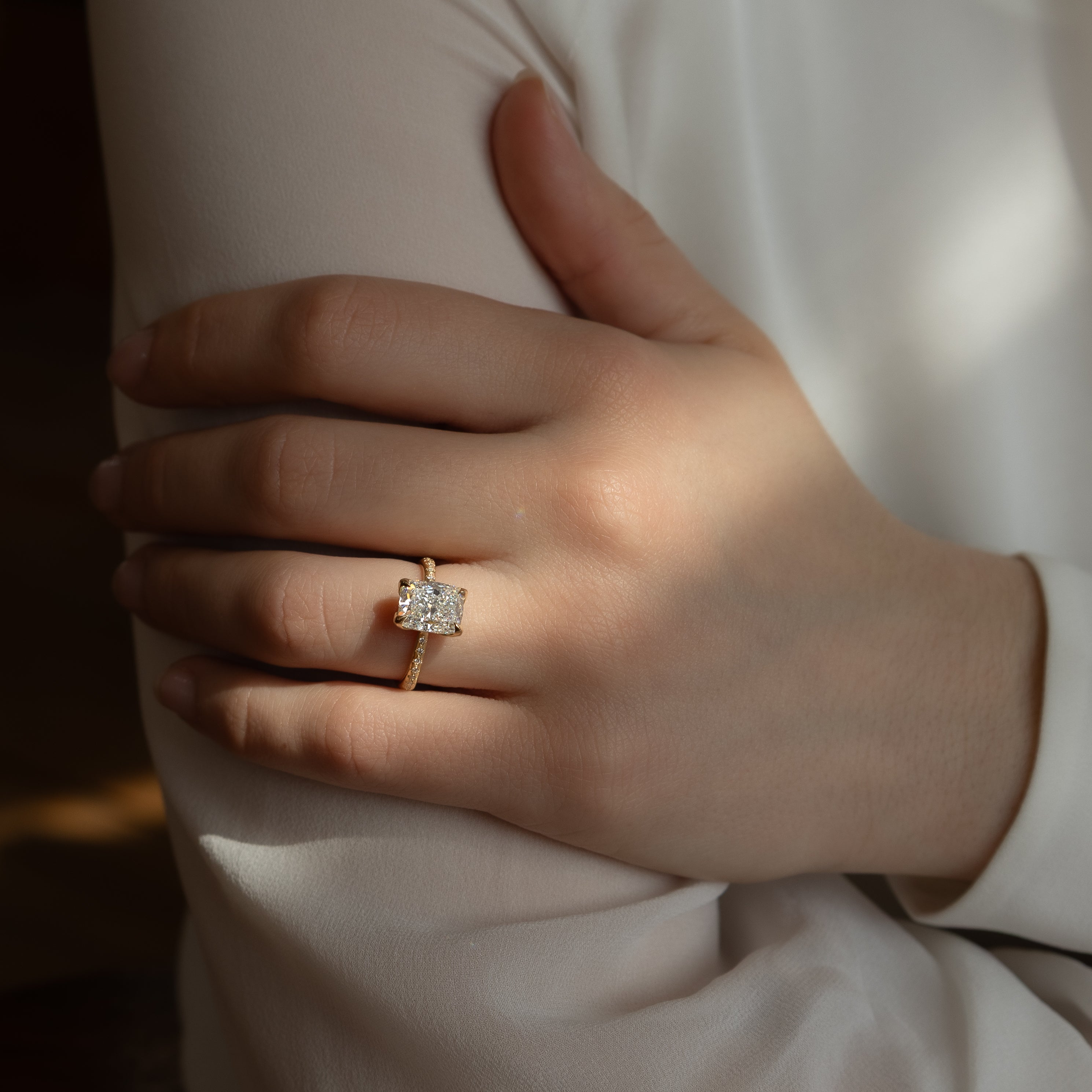 Cushion Rosehip Ring - 3.00ct