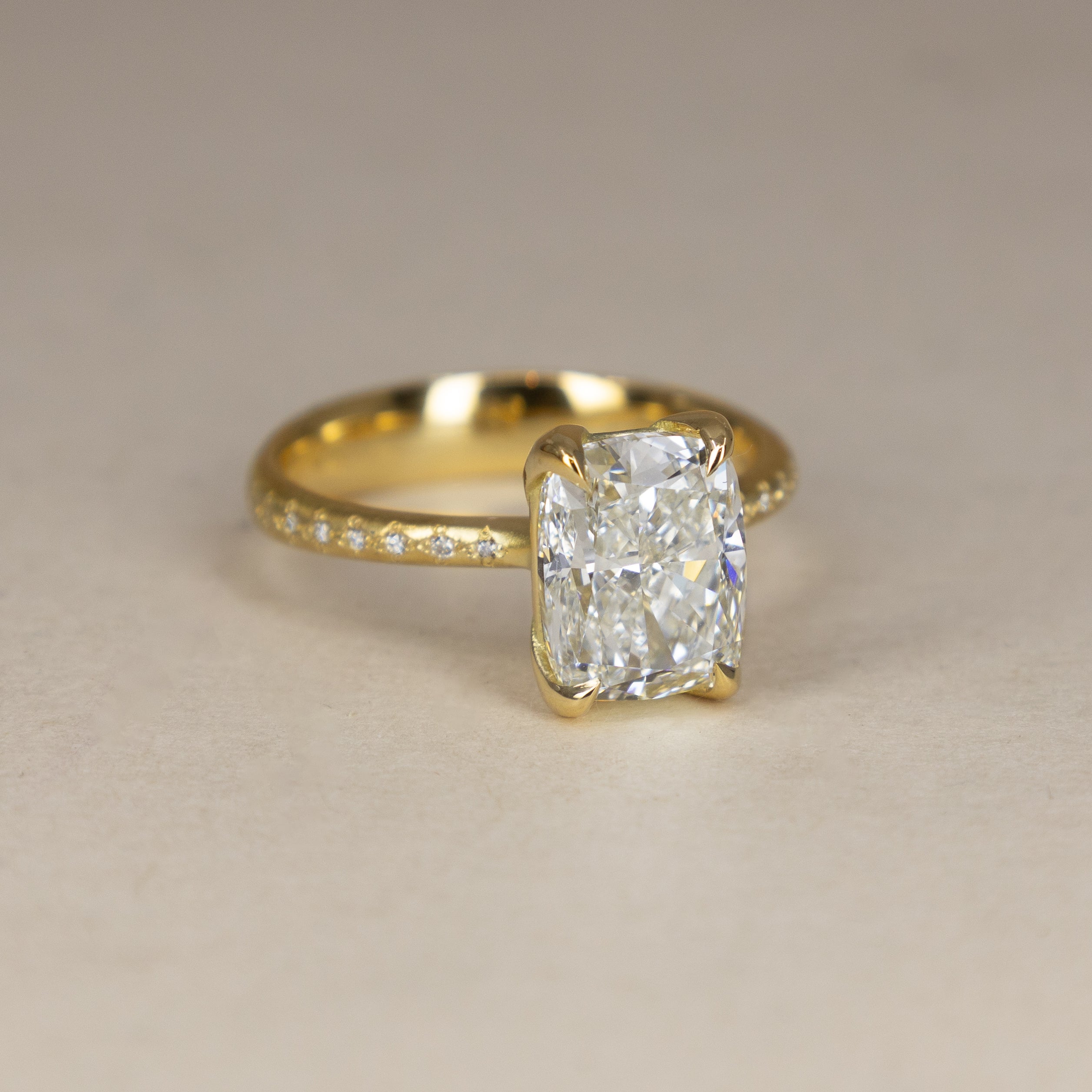 Cushion Rosehip Ring - 3.00ct