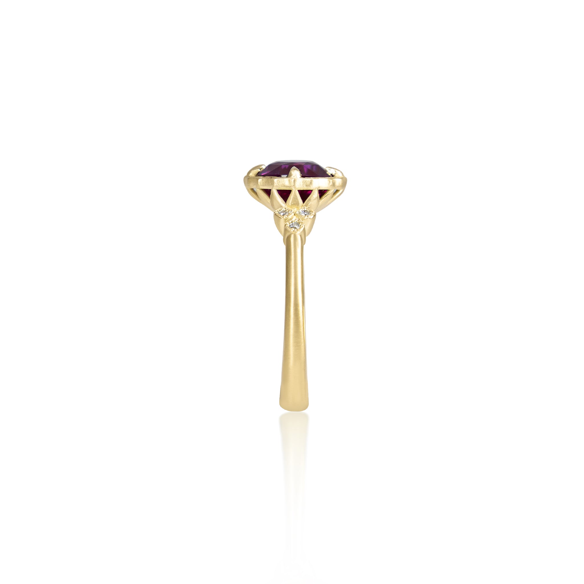 Oval Sapphire Luna Ring - 2.03ct
