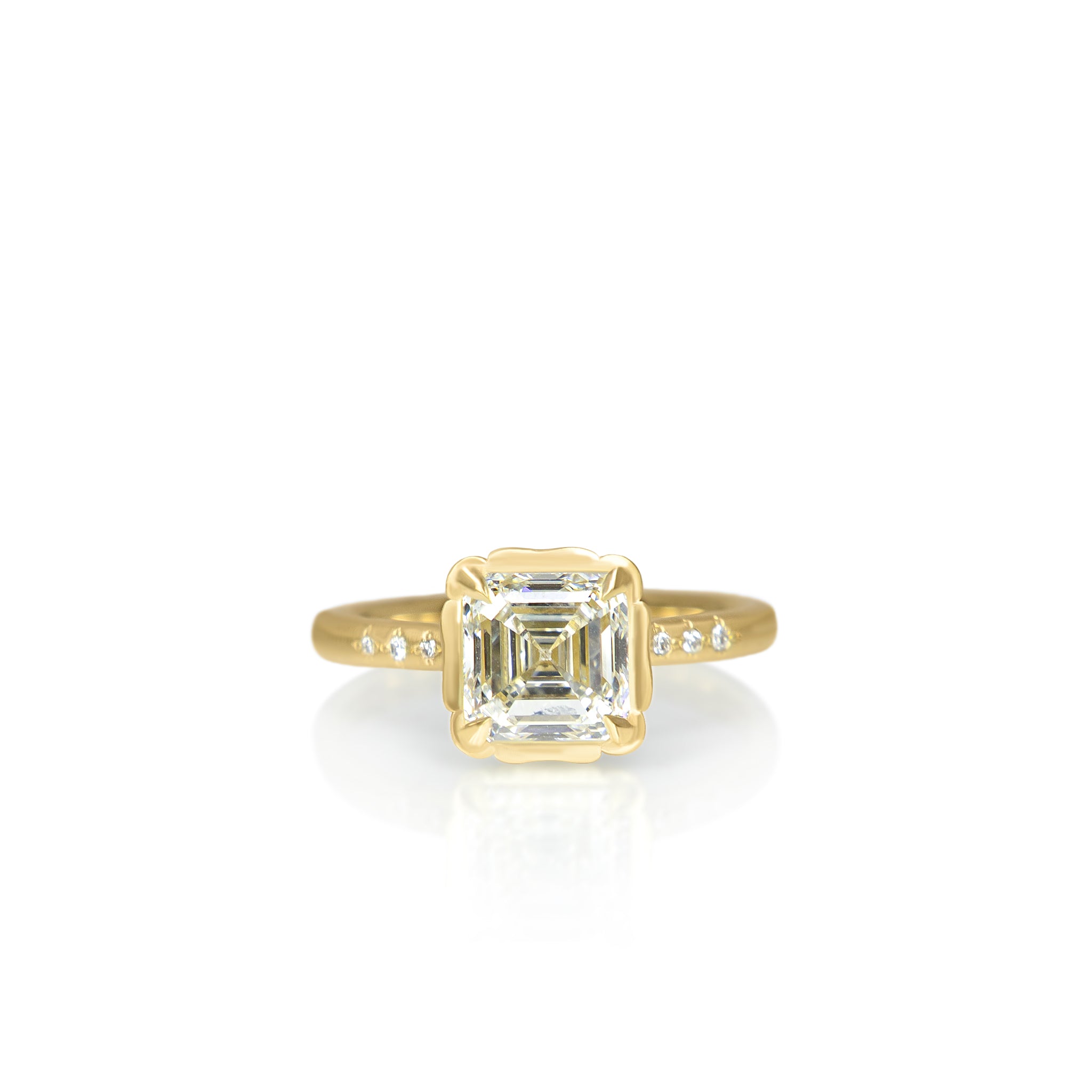 Asscher Cut Stillwater Ring - 1.76ct