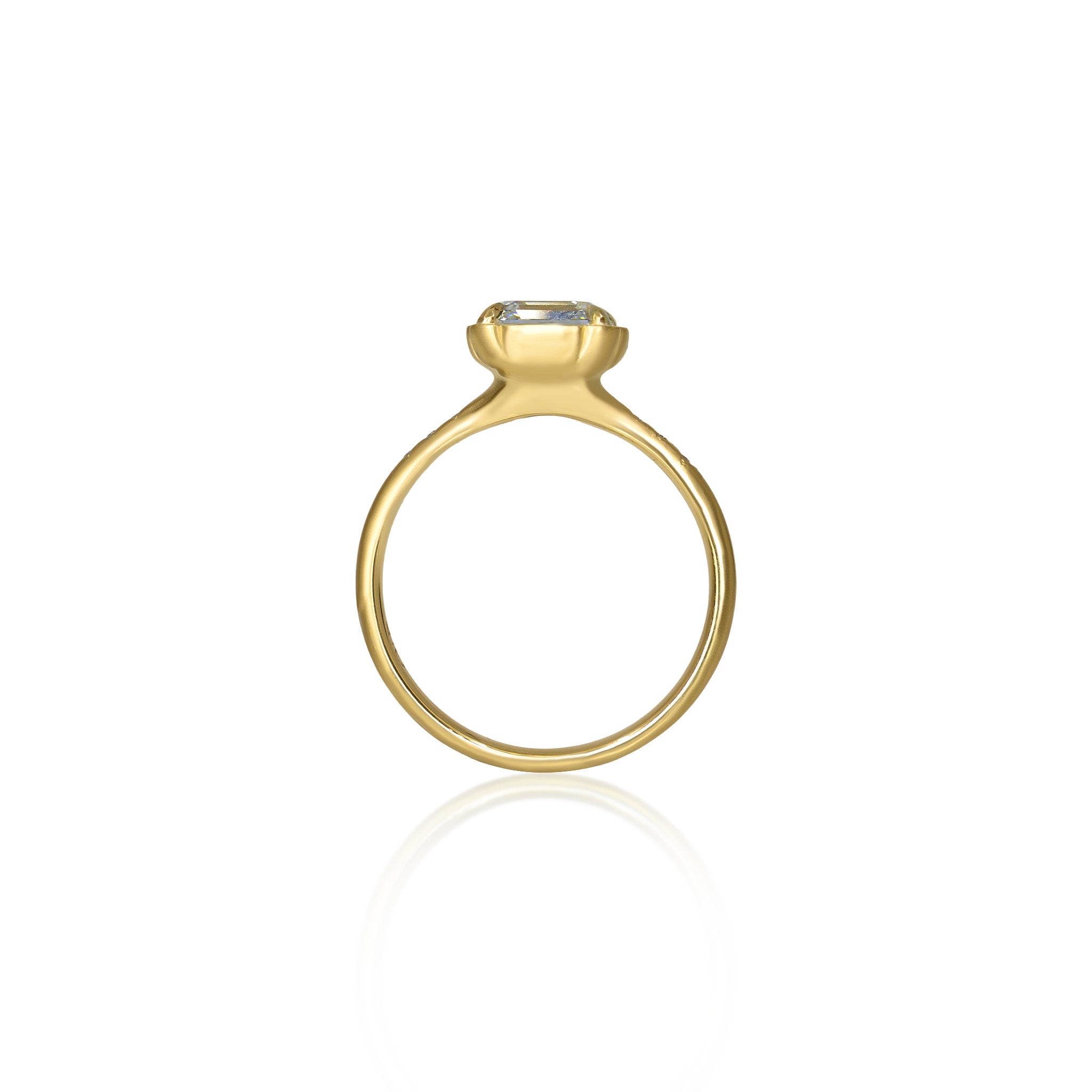 Asscher Cut Stillwater Ring - 1.76ct
